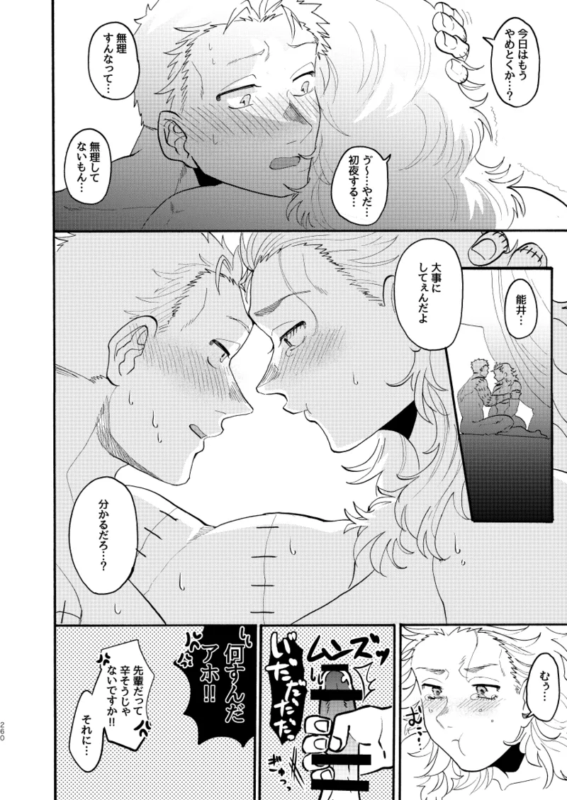 [Meloss]【心能井同人誌再録】Honeymoon Night (ドロヘドロ) Page.255