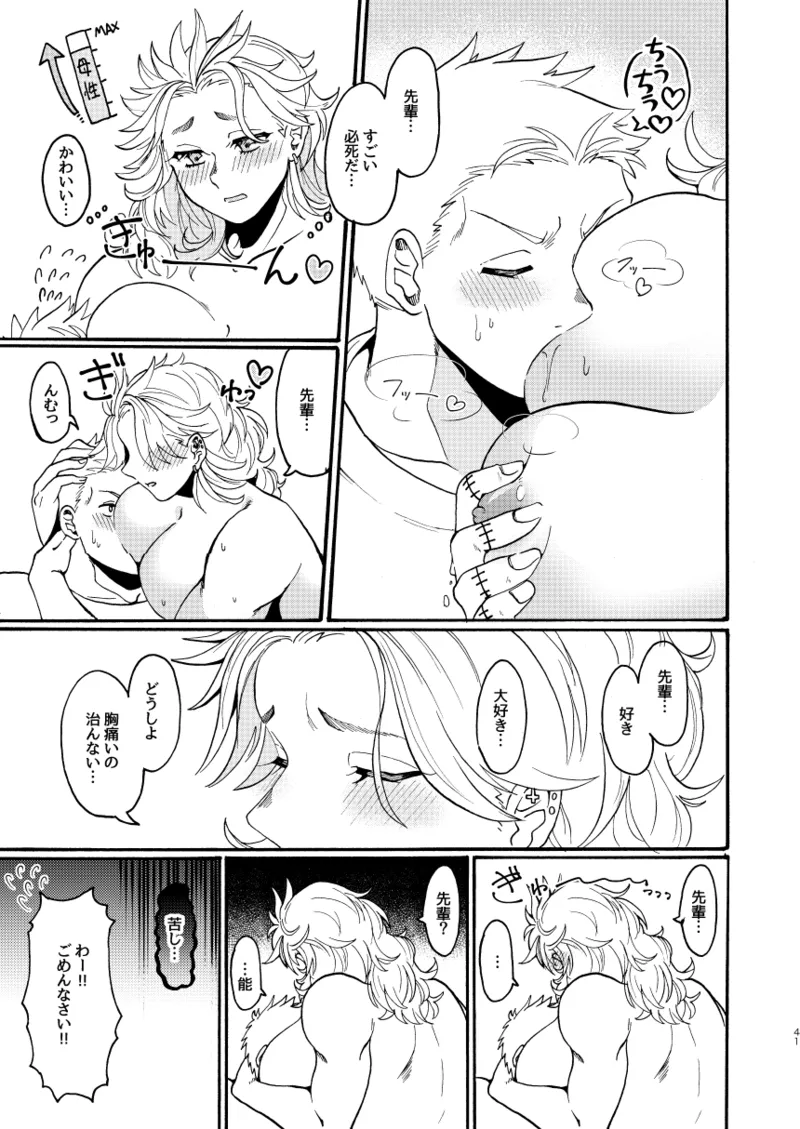 [Meloss]【心能井同人誌再録】Honeymoon Night (ドロヘドロ) Page.40