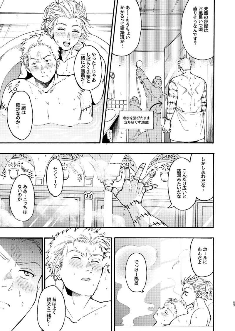 [Meloss]【心能井同人誌再録】Honeymoon Night (ドロヘドロ) Page.52