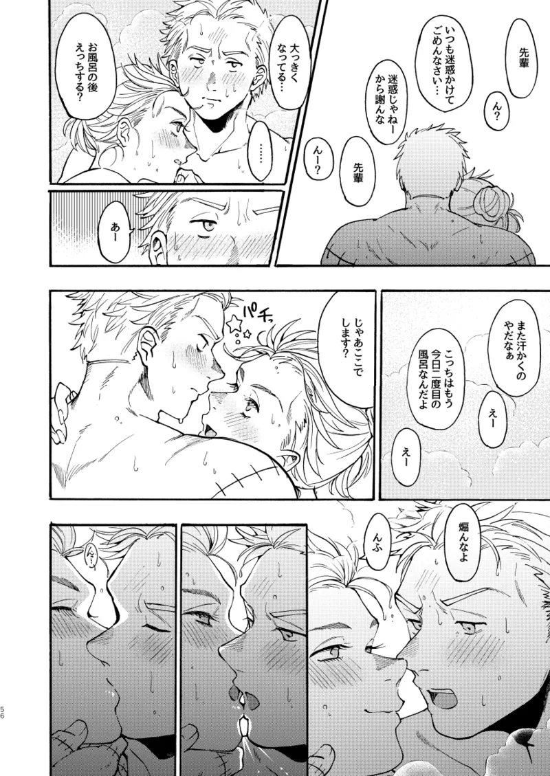 [Meloss]【心能井同人誌再録】Honeymoon Night (ドロヘドロ) Page.55