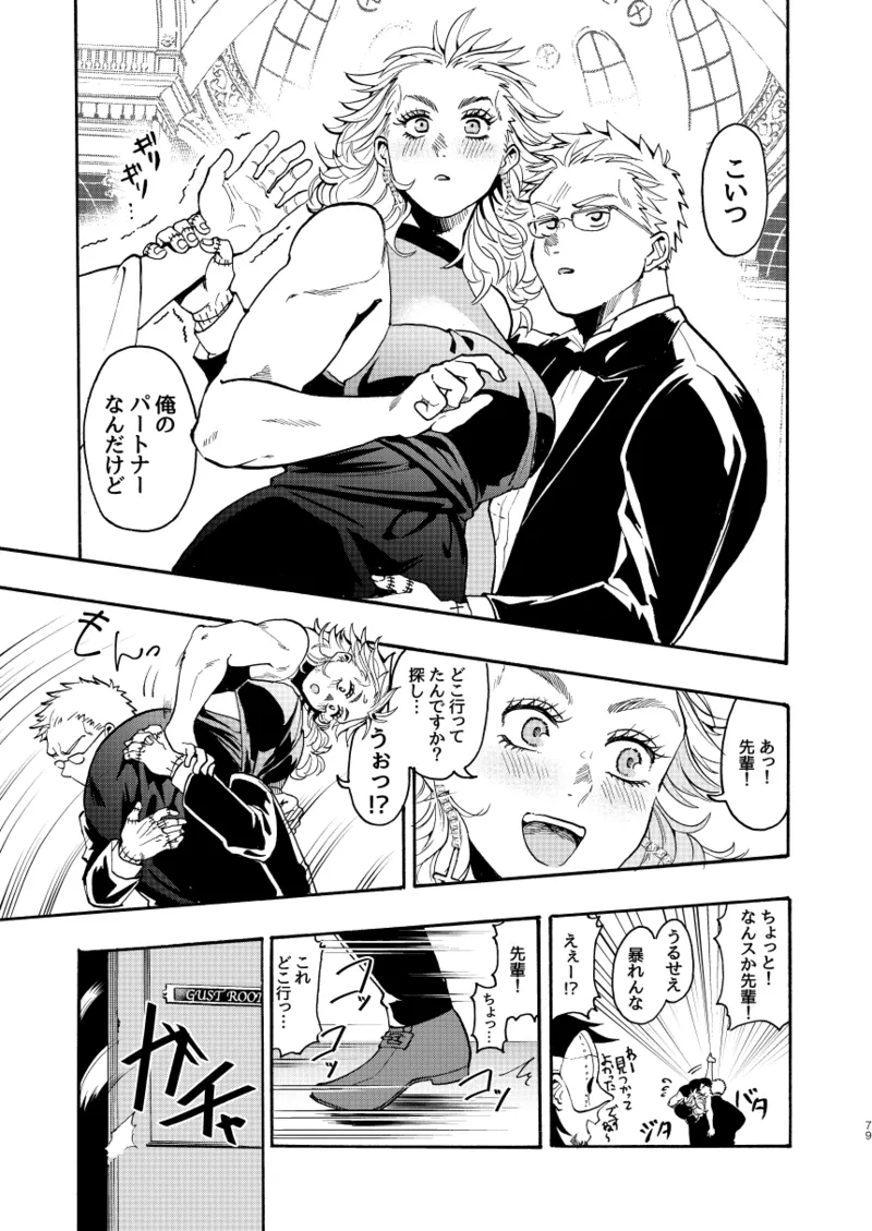 [Meloss]【心能井同人誌再録】Honeymoon Night (ドロヘドロ) Page.78