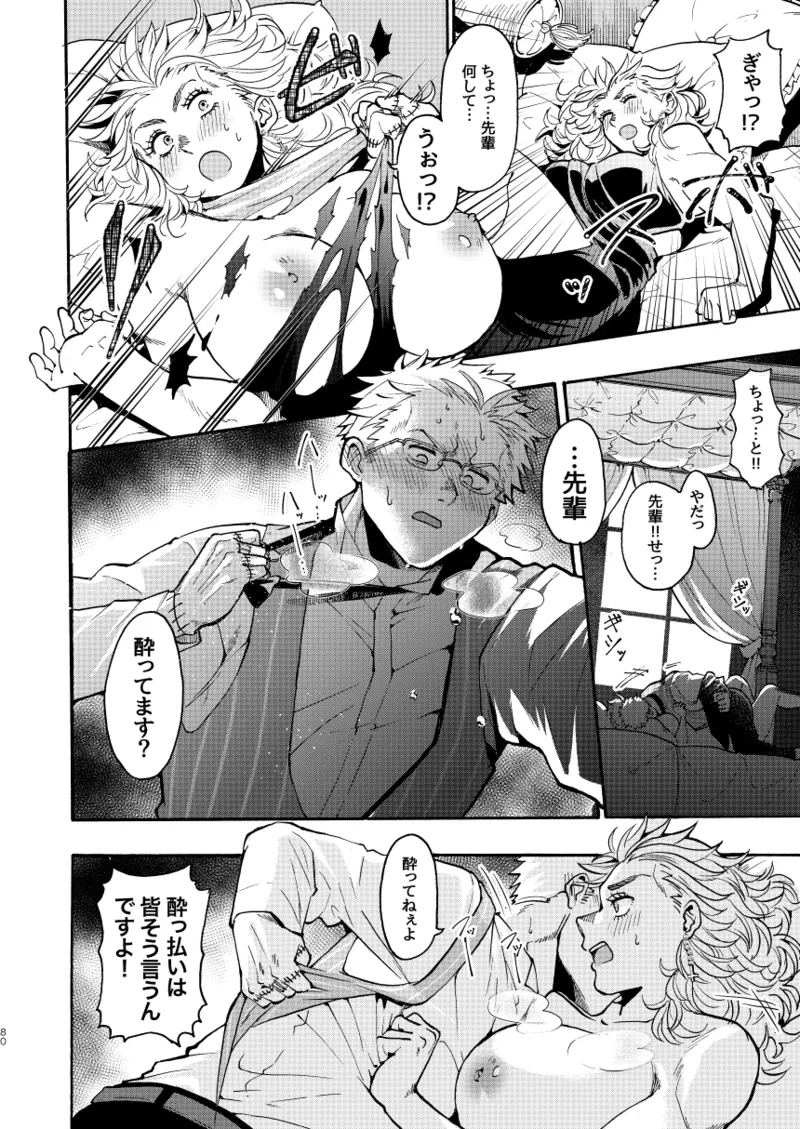 [Meloss]【心能井同人誌再録】Honeymoon Night (ドロヘドロ) Page.79