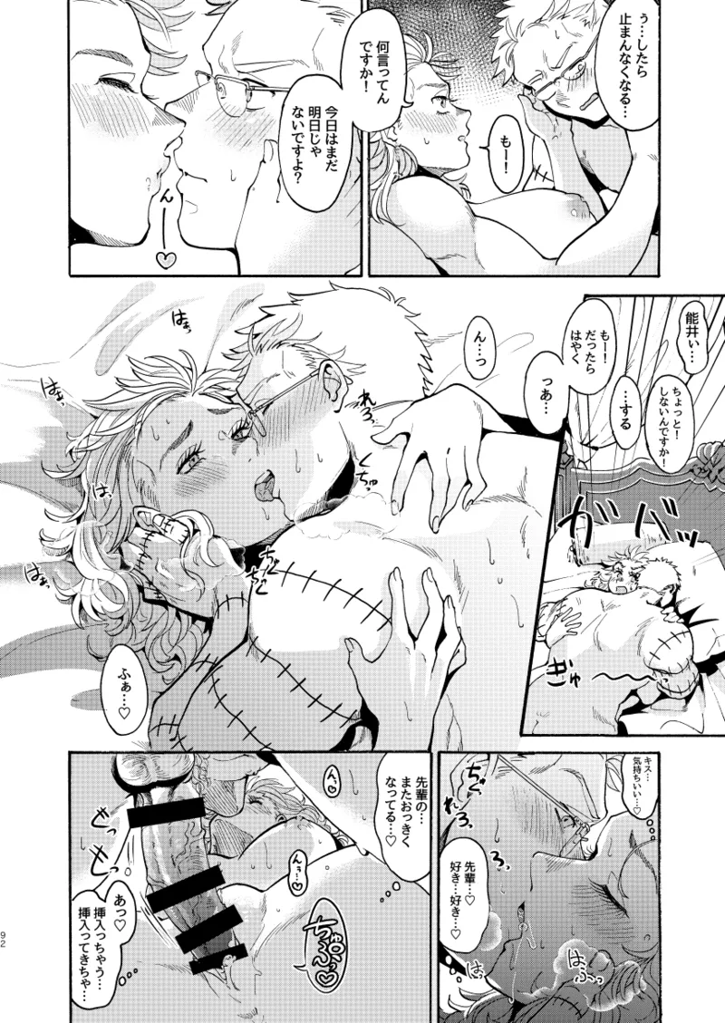 [Meloss]【心能井同人誌再録】Honeymoon Night (ドロヘドロ) Page.91