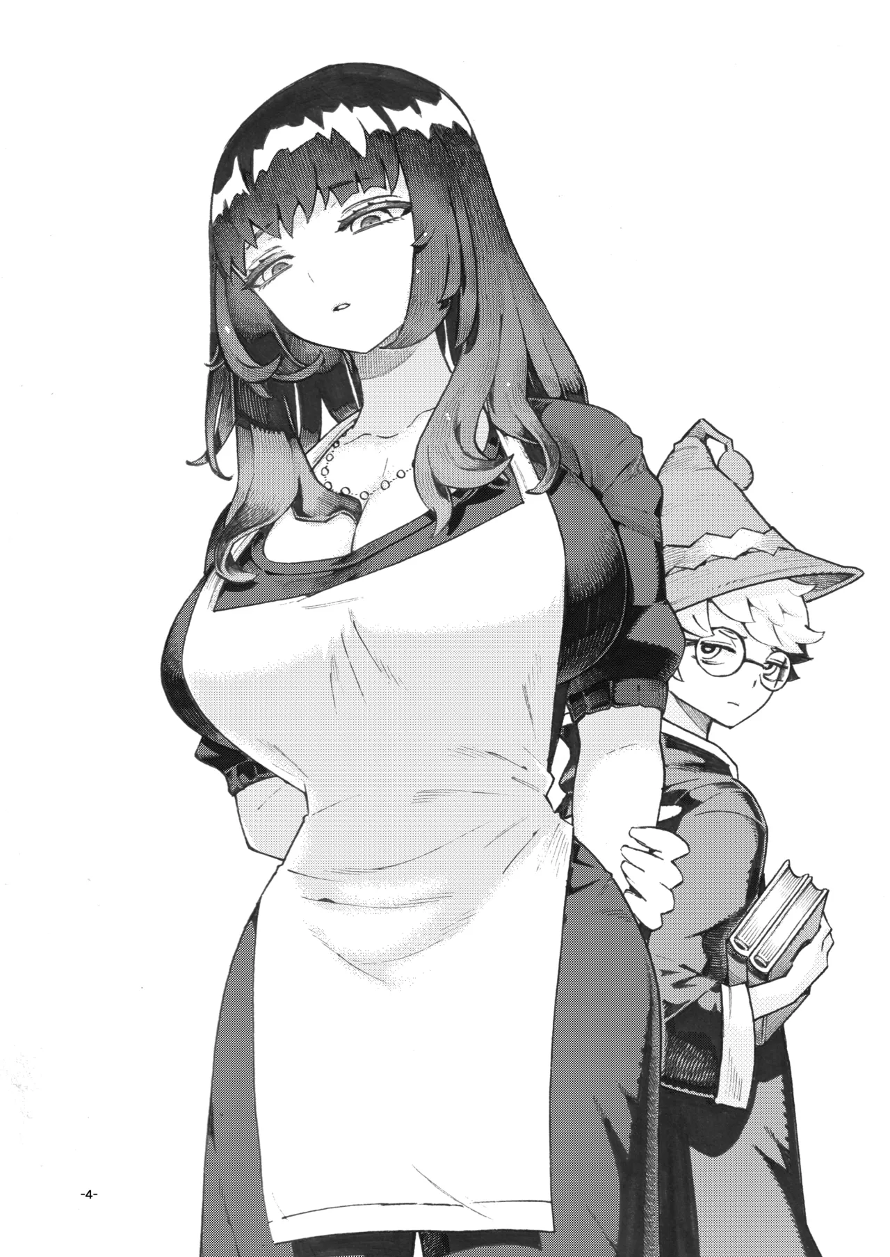 [ナイーブタ (西義之)] ダウナー魔導書書店員パパ活中 [DL版] Page.4