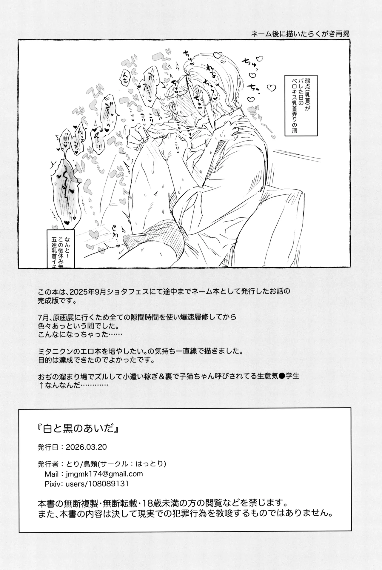 [はっとり (鳥類)] 白と黒のあいだ (ヒカルの碁) Page.38