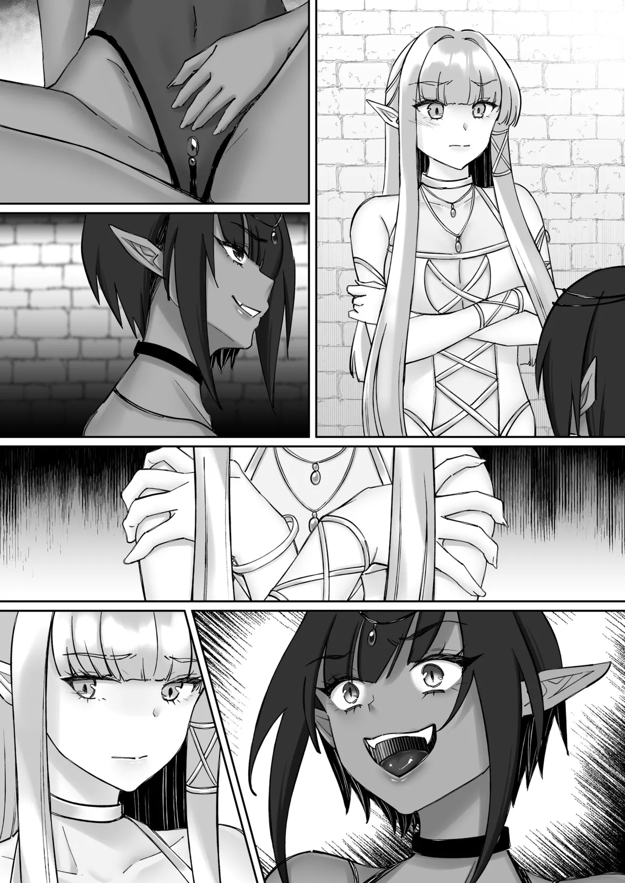 エルフ陥落  ～エルフにえっちな淫紋を付けてレズ堕ちさせる～ Page.121