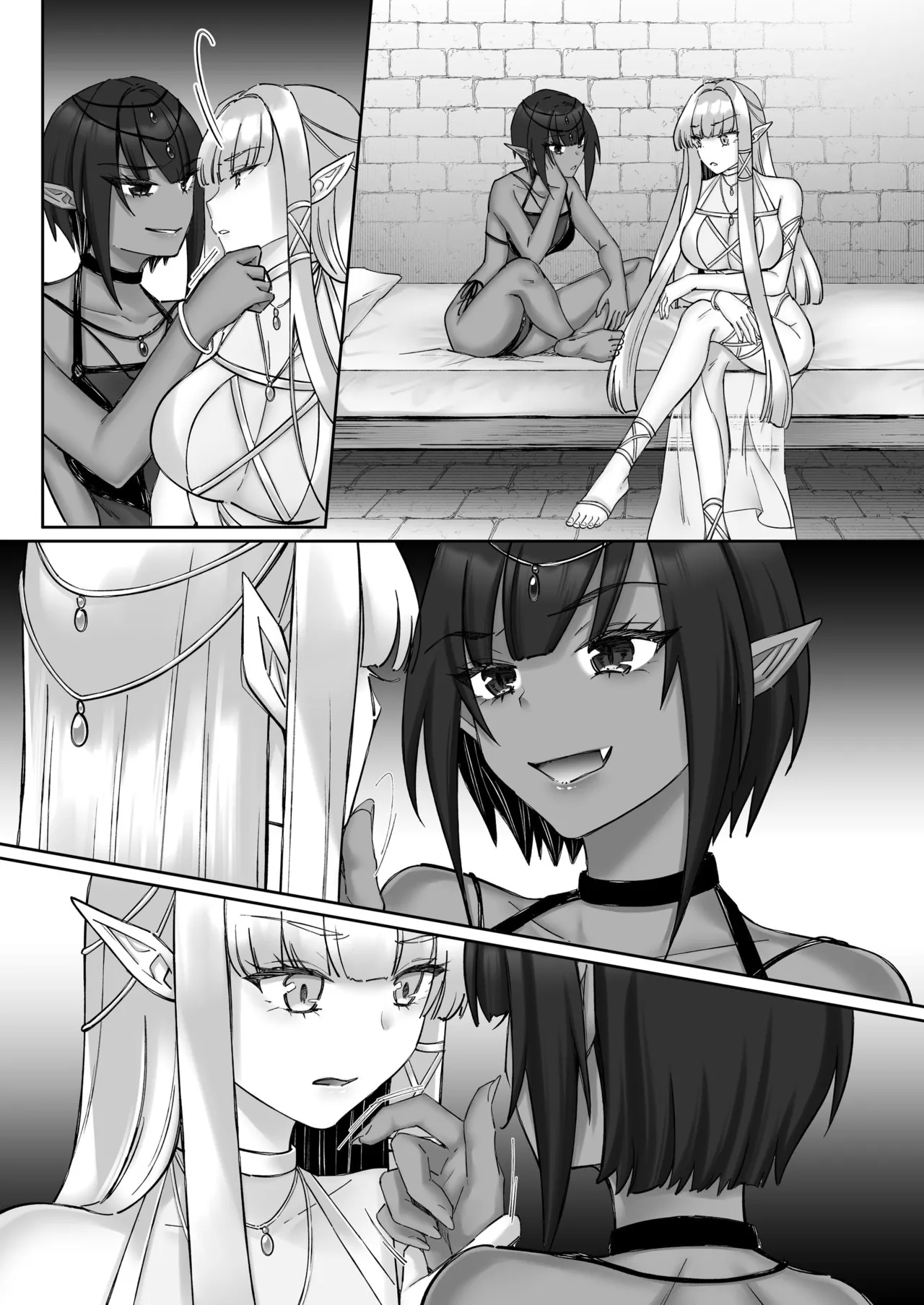 エルフ陥落  ～エルフにえっちな淫紋を付けてレズ堕ちさせる～ Page.122