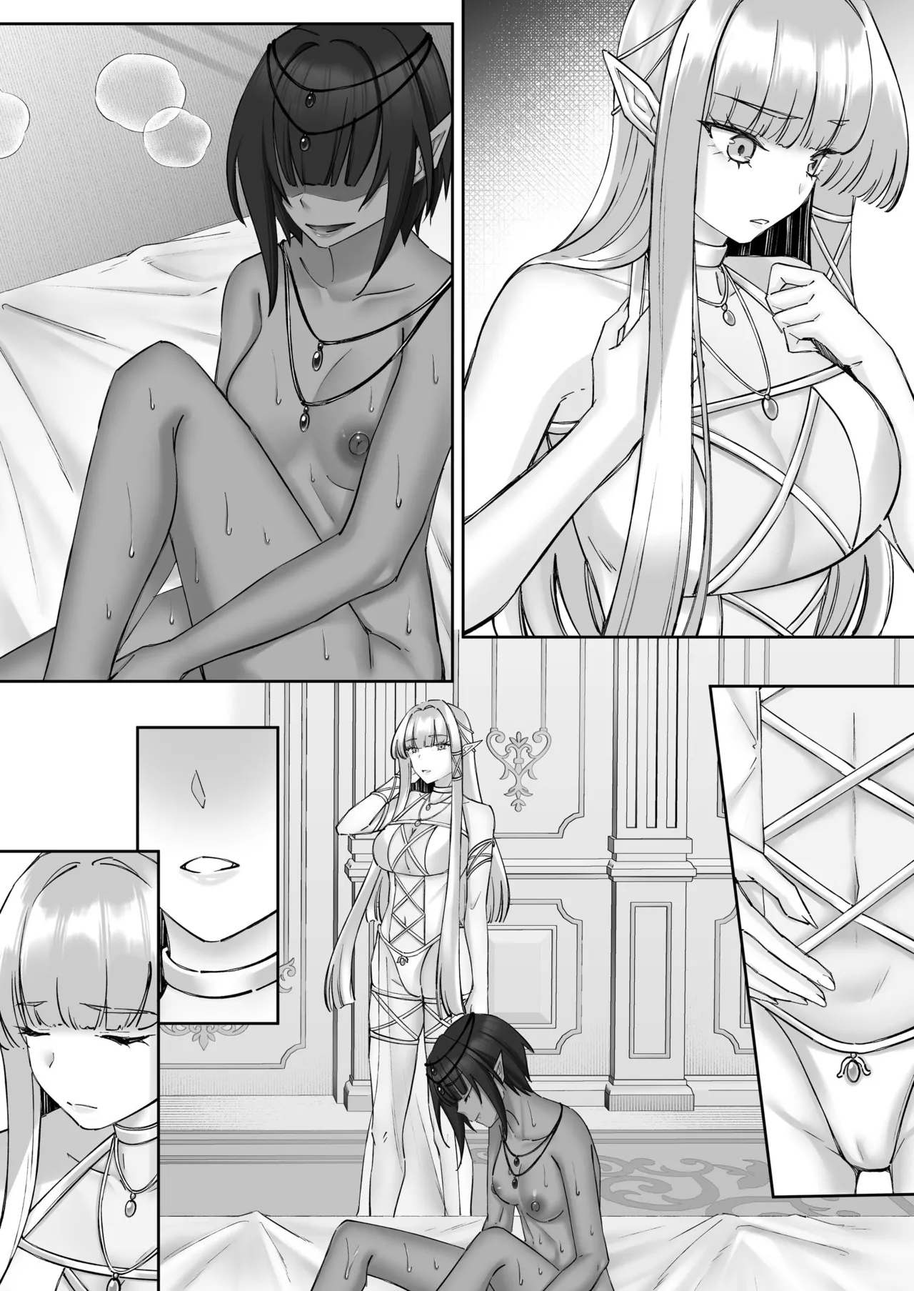エルフ陥落  ～エルフにえっちな淫紋を付けてレズ堕ちさせる～ Page.137