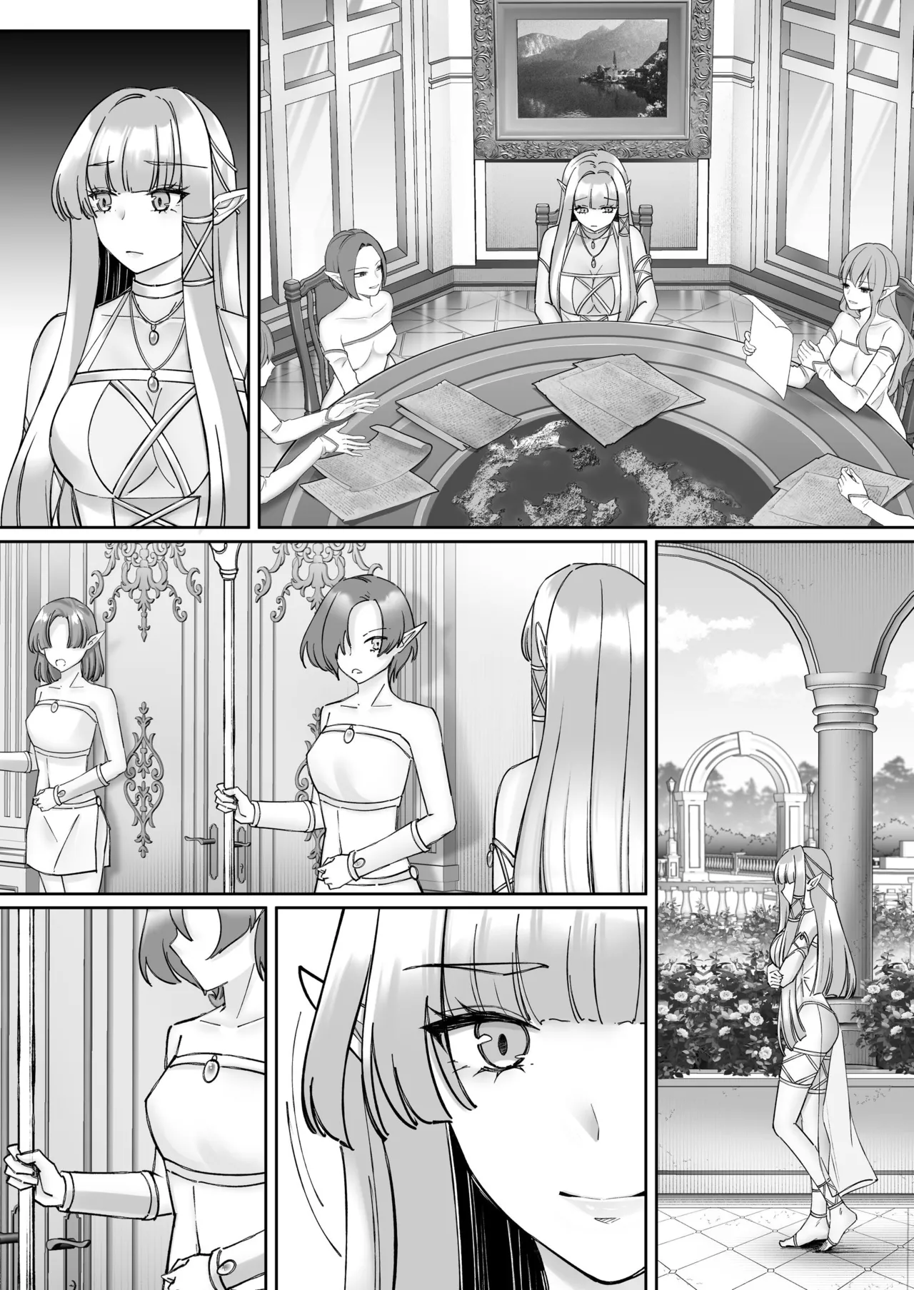 エルフ陥落  ～エルフにえっちな淫紋を付けてレズ堕ちさせる～ Page.140