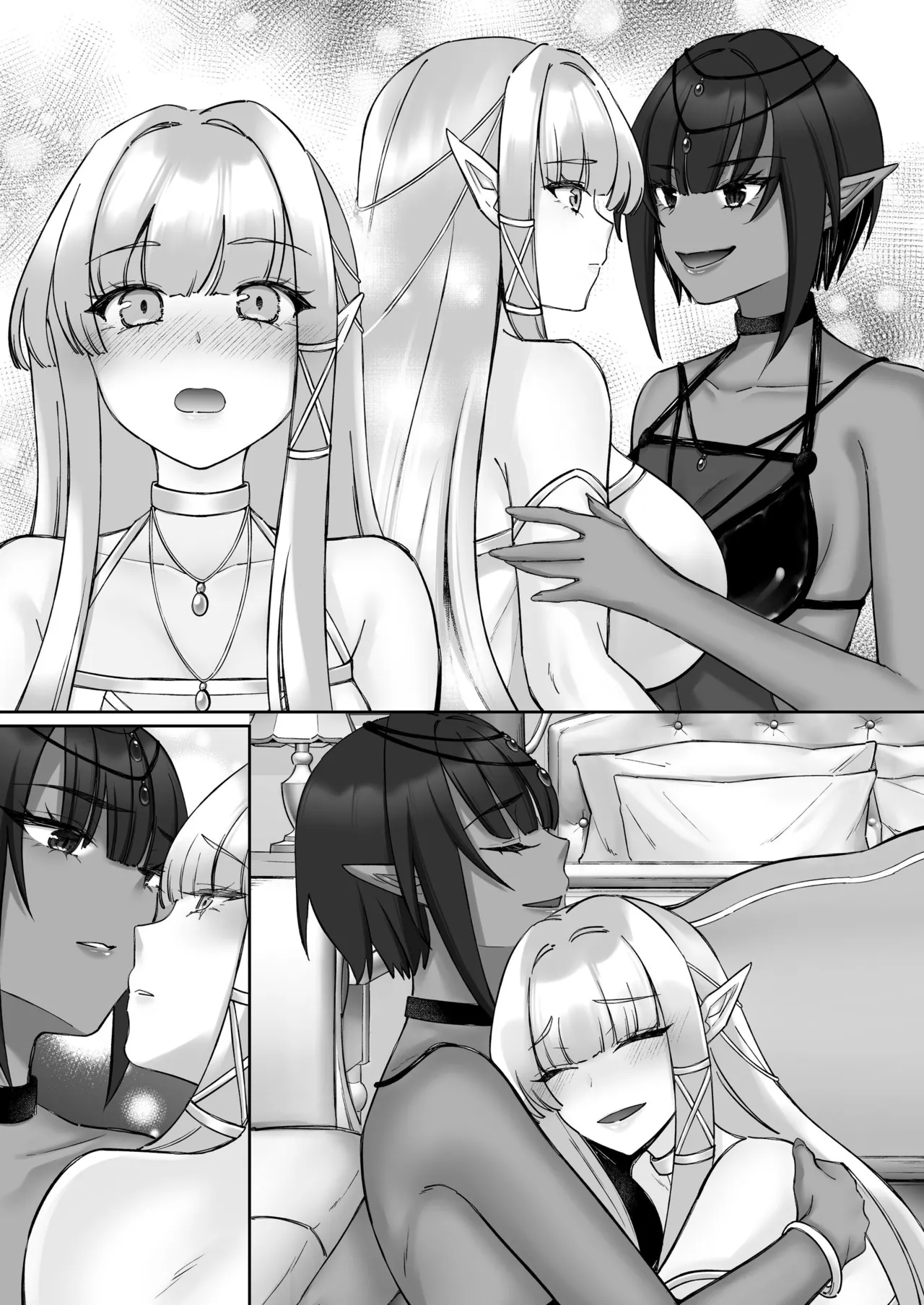 エルフ陥落  ～エルフにえっちな淫紋を付けてレズ堕ちさせる～ Page.143