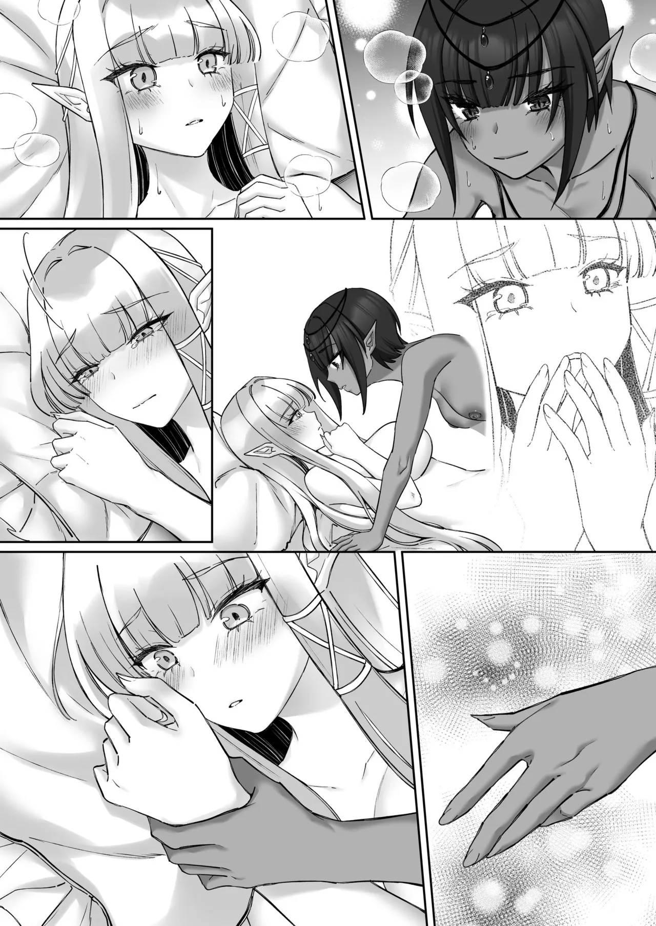 エルフ陥落  ～エルフにえっちな淫紋を付けてレズ堕ちさせる～ Page.152