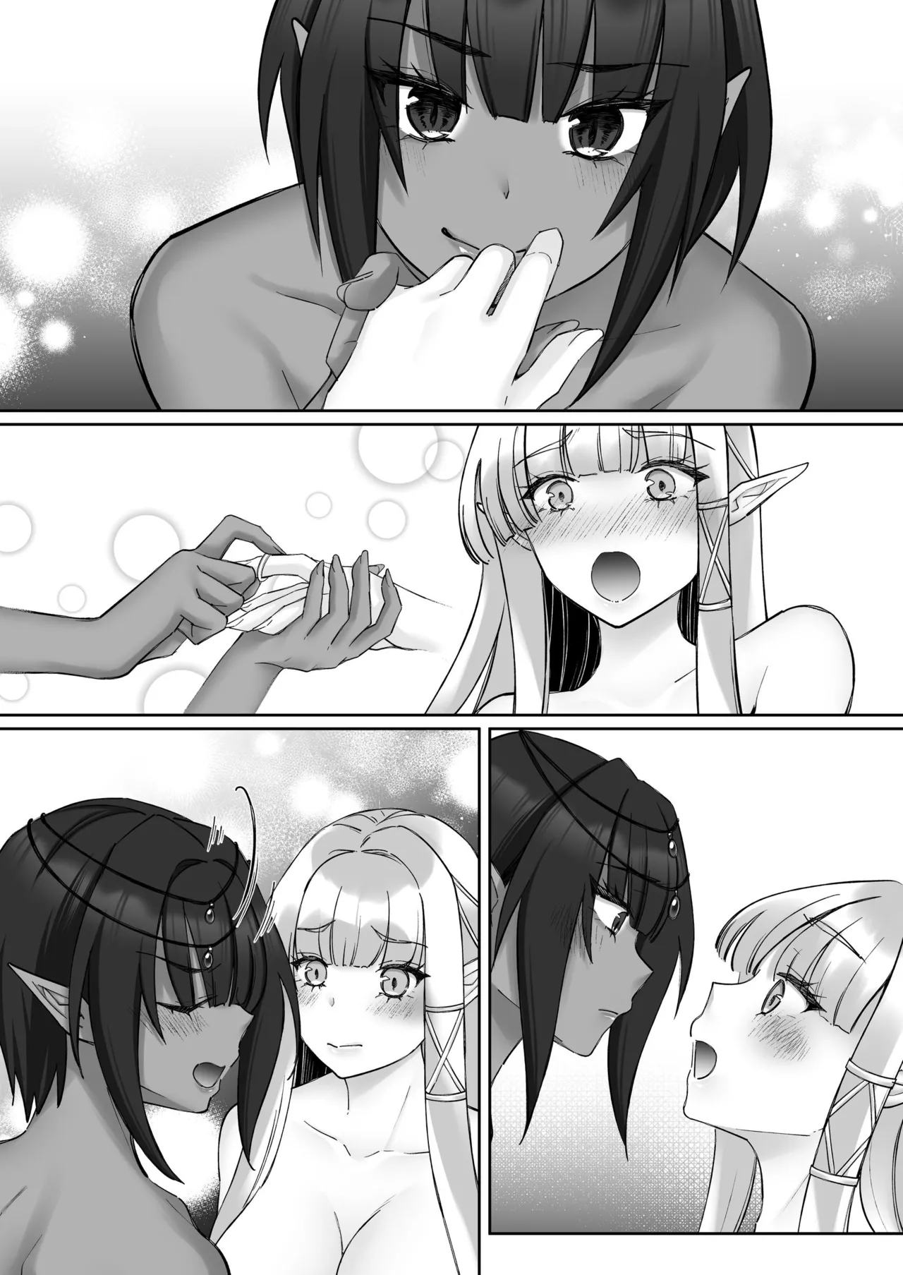 エルフ陥落  ～エルフにえっちな淫紋を付けてレズ堕ちさせる～ Page.153