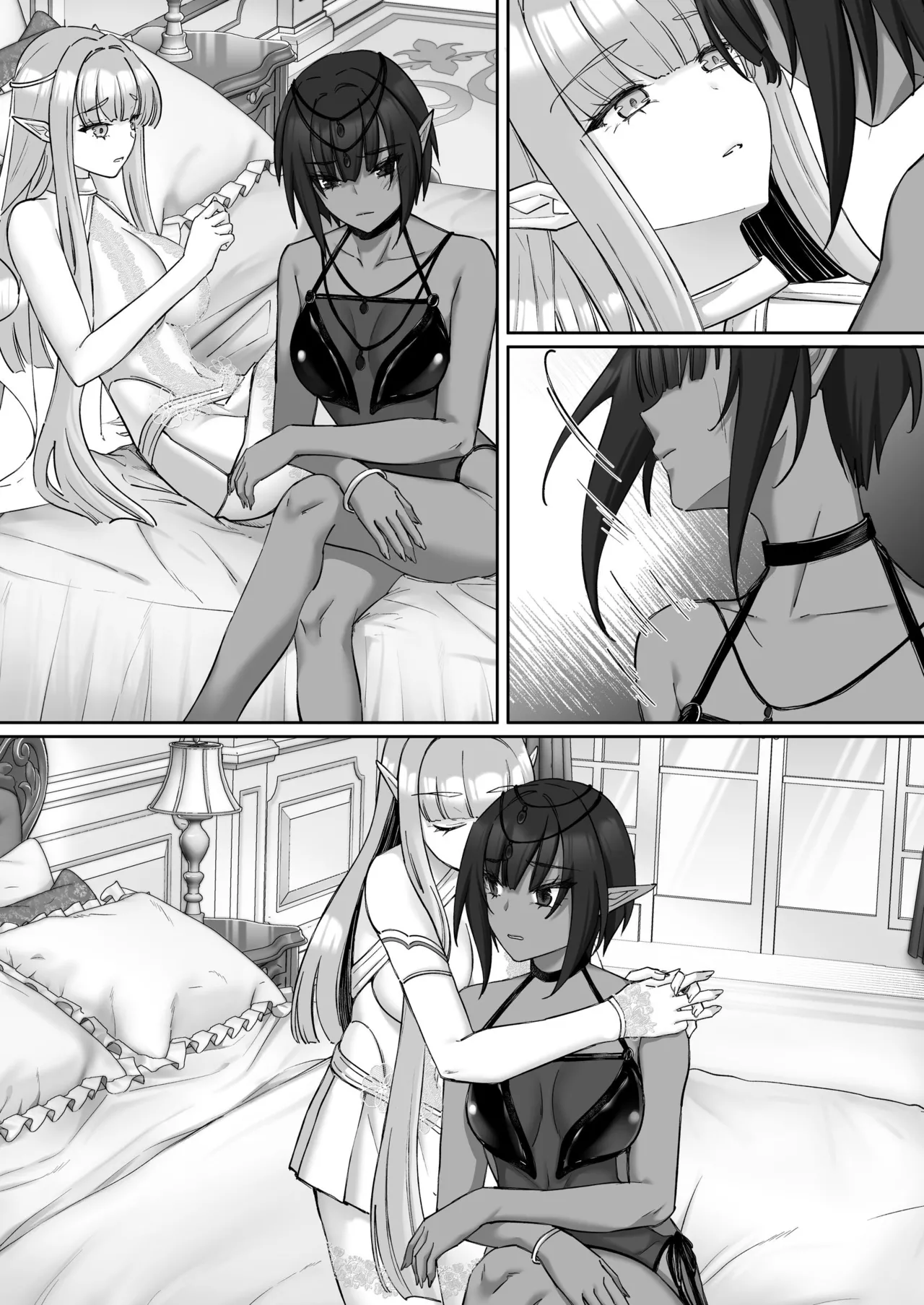 エルフ陥落  ～エルフにえっちな淫紋を付けてレズ堕ちさせる～ Page.160