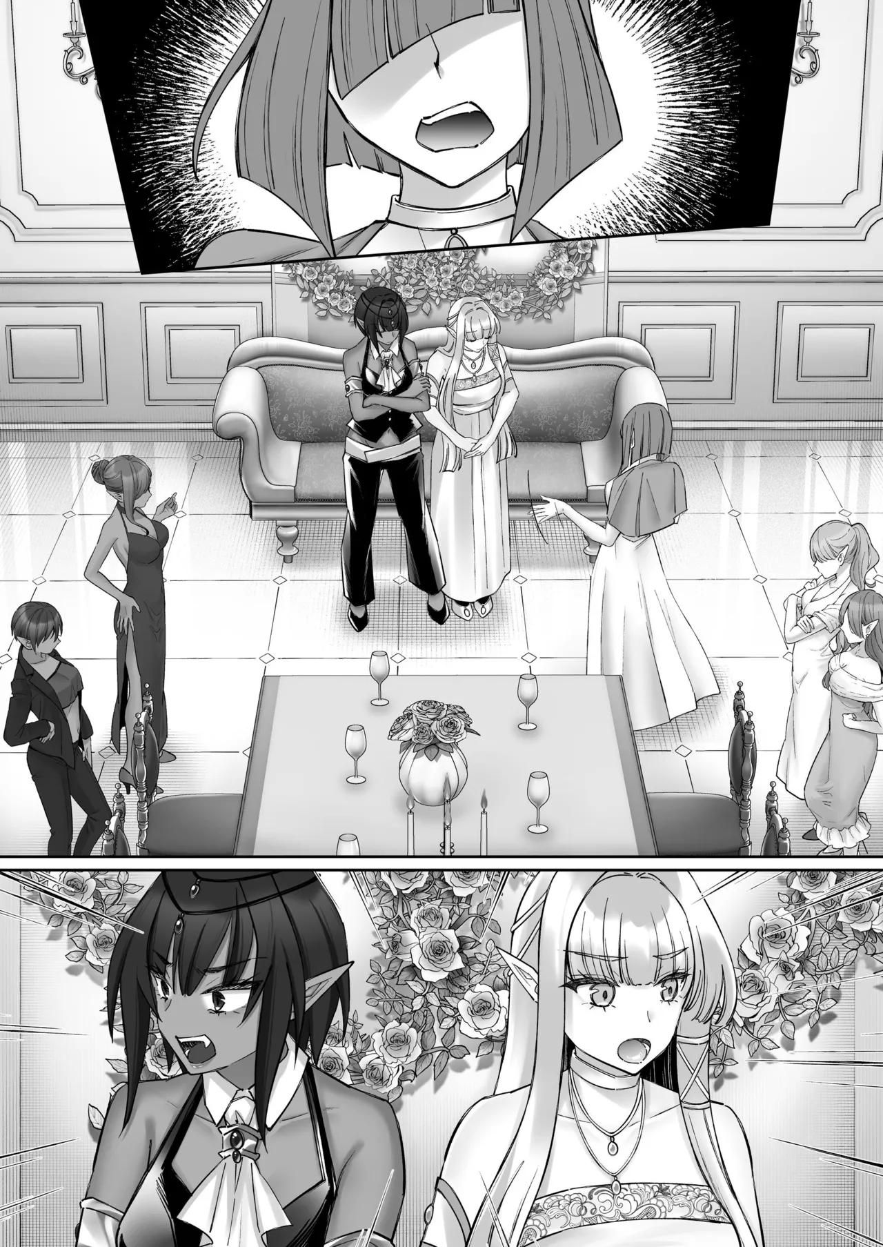 エルフ陥落  ～エルフにえっちな淫紋を付けてレズ堕ちさせる～ Page.175