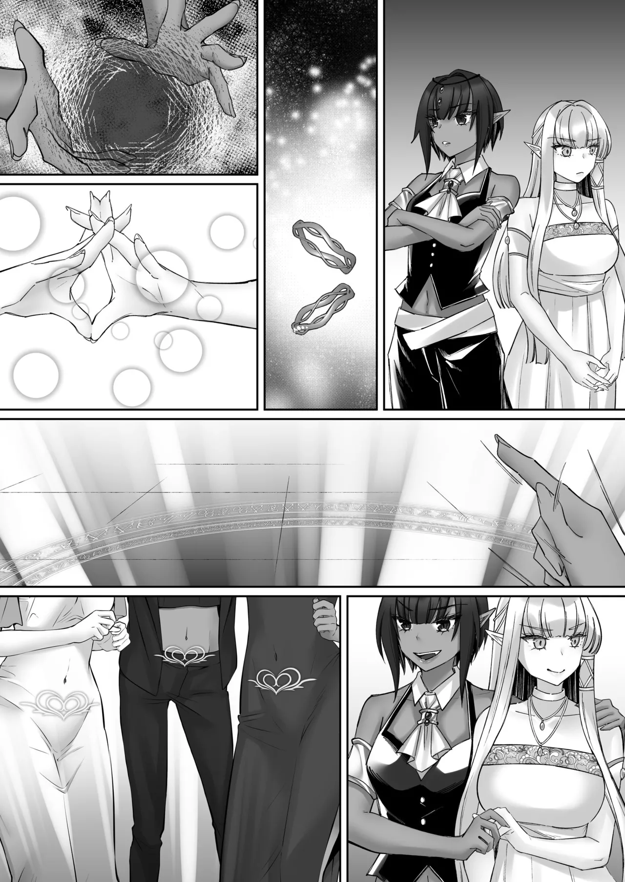 エルフ陥落  ～エルフにえっちな淫紋を付けてレズ堕ちさせる～ Page.176