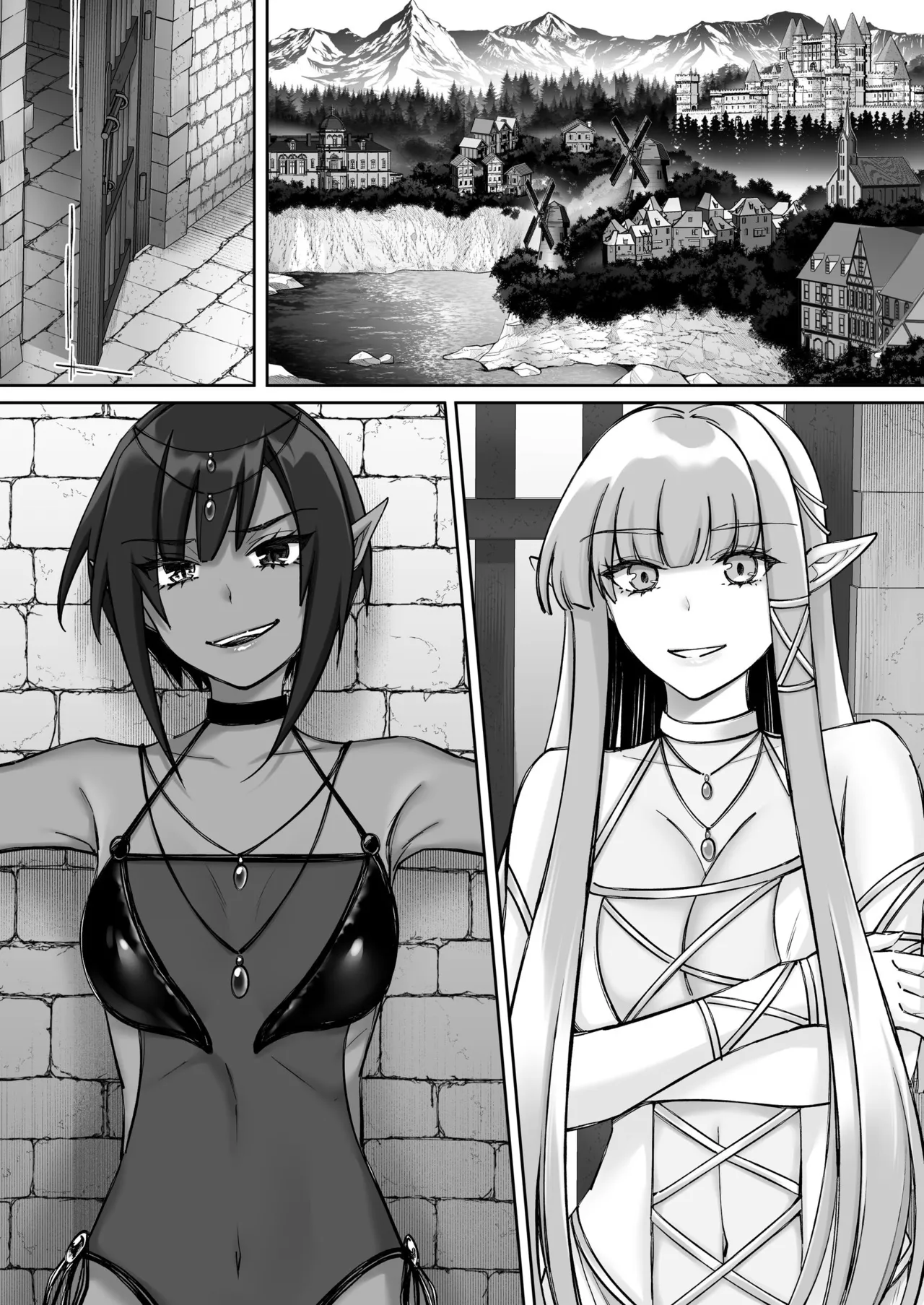 エルフ陥落  ～エルフにえっちな淫紋を付けてレズ堕ちさせる～ Page.96