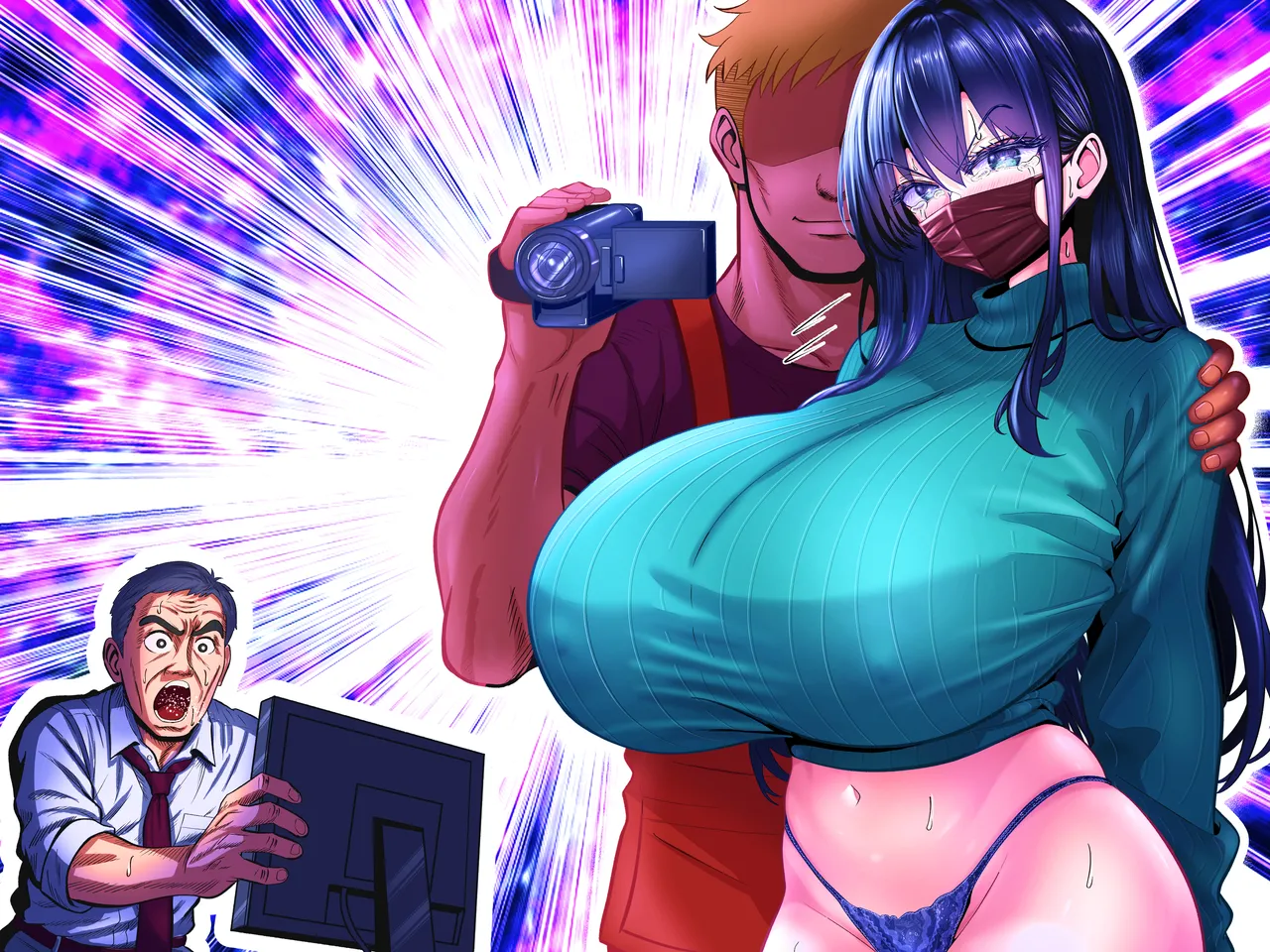 ツヨシは人妻AVで荒稼ぎする…らしい -万引きで捕まった巨乳主婦は個人制作AVで支払うことになりました- Page.2