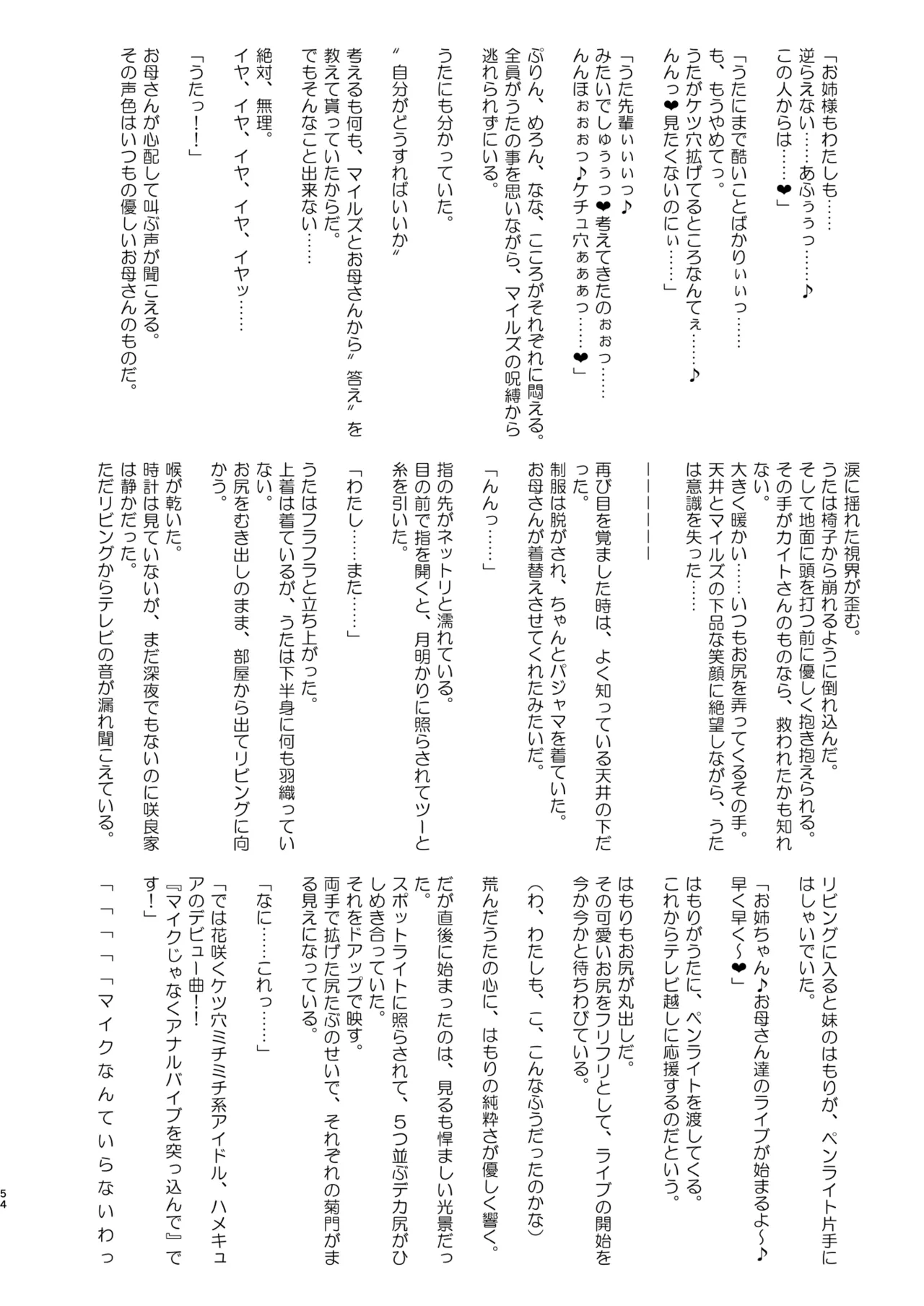 アイドルドスケベ エロエロ洗脳ライブ開演だよ Page.54
