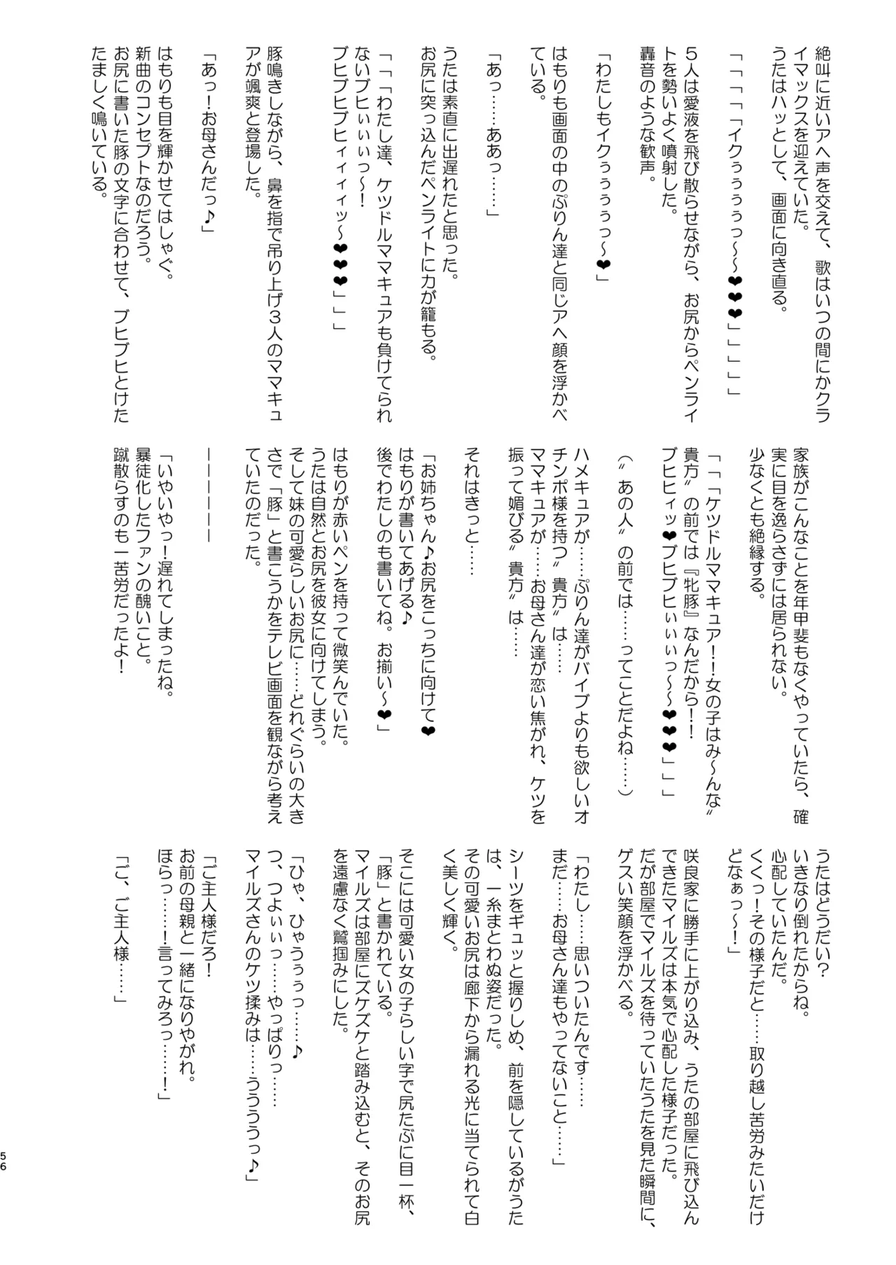 アイドルドスケベ エロエロ洗脳ライブ開演だよ Page.56
