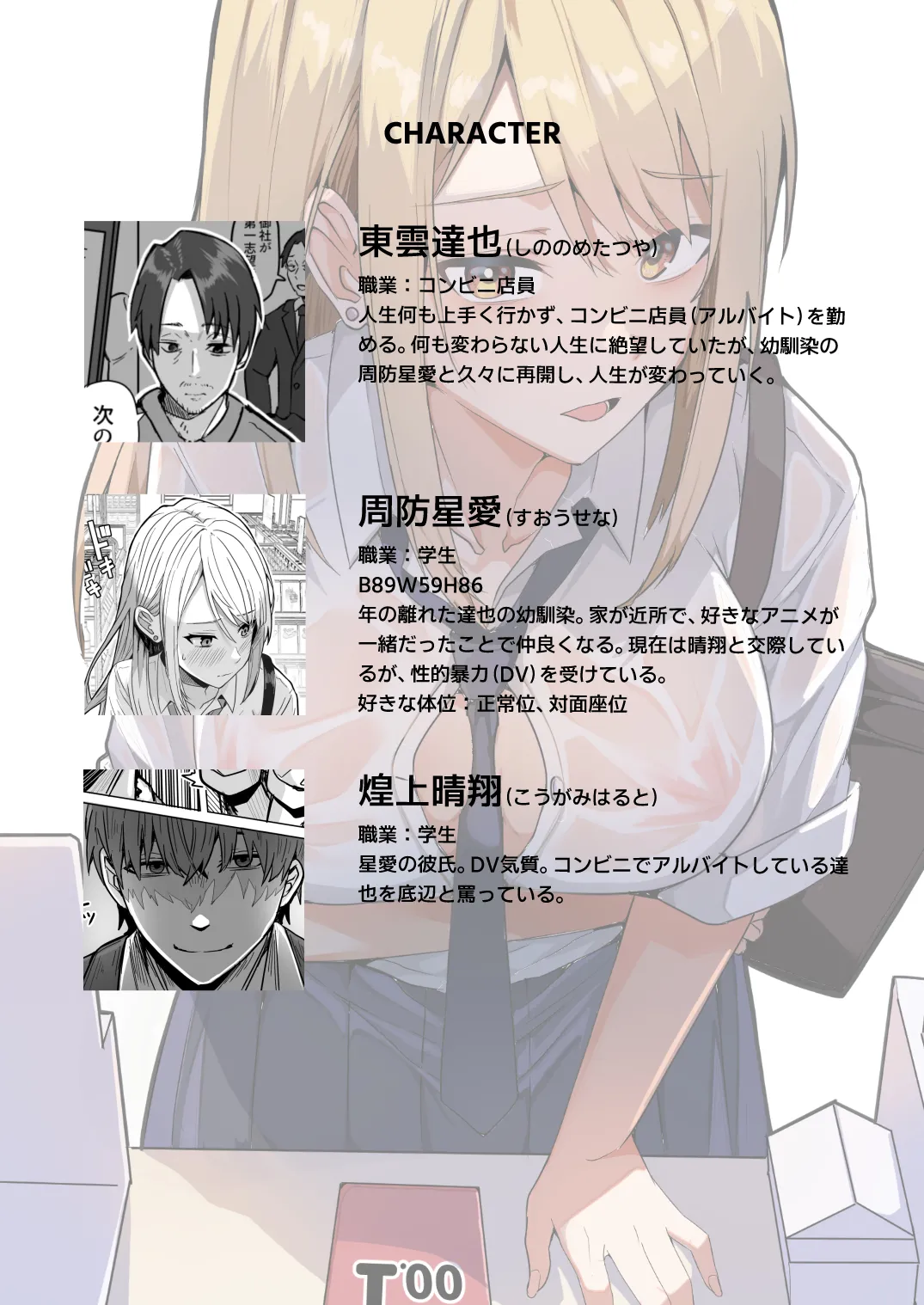 【同人版】コンビニ店員の俺が、DVされてた幼馴染JKを助けてしあわセックスする話【電子単行本（総集編）】 Page.3