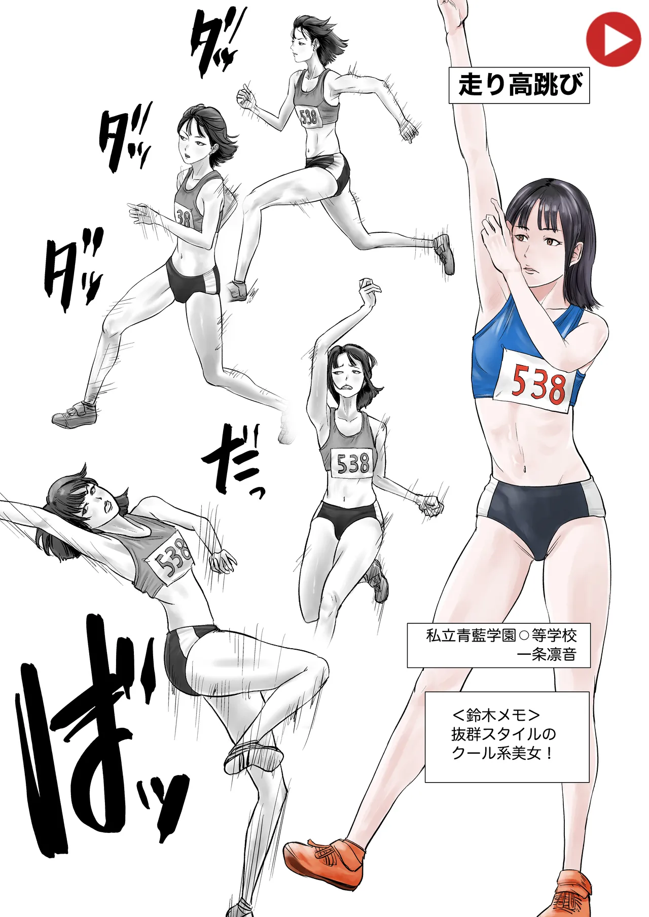 時間停止：陸上部 Page.4