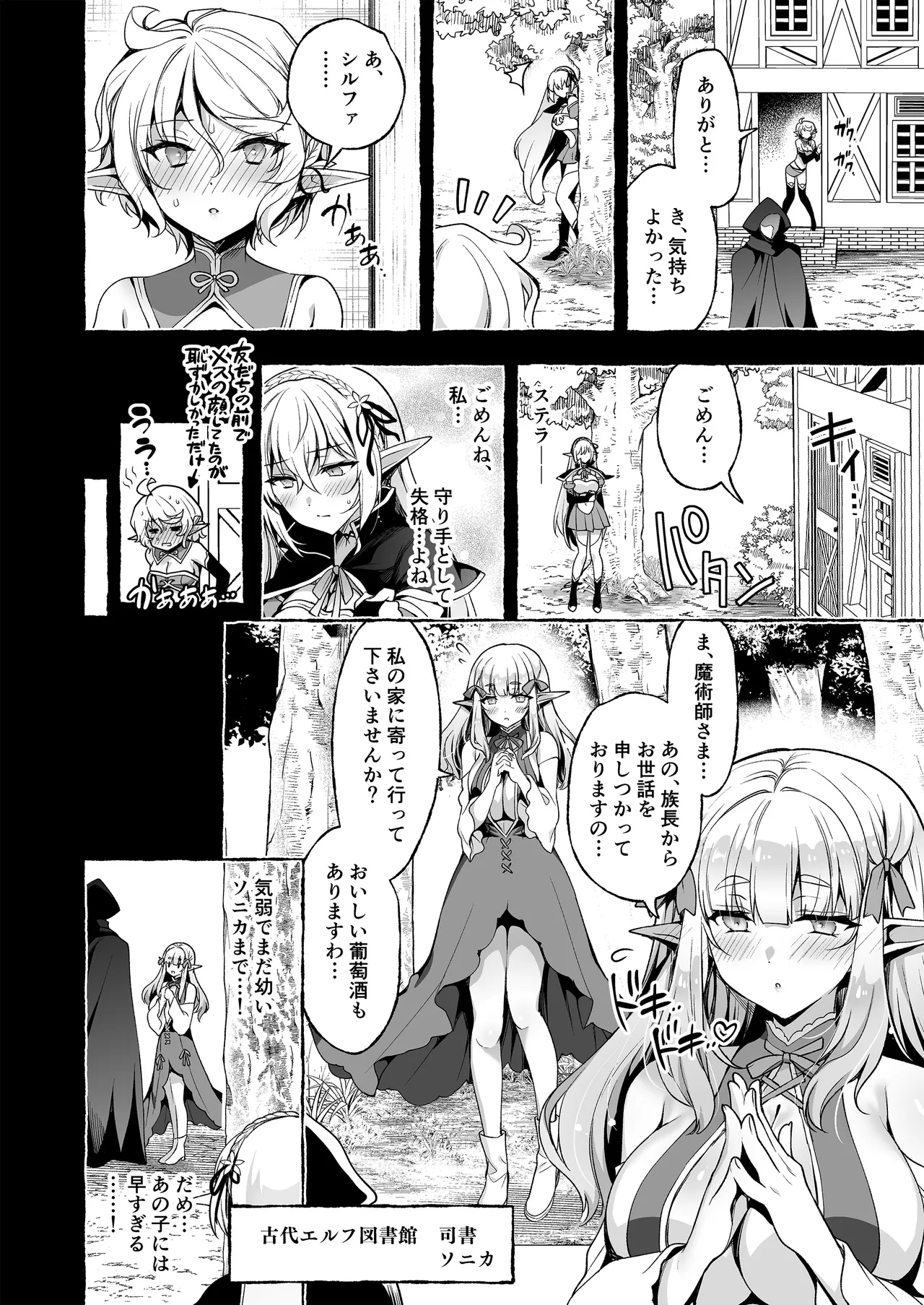 淫紋魔術師のエルフハーレム Page.16