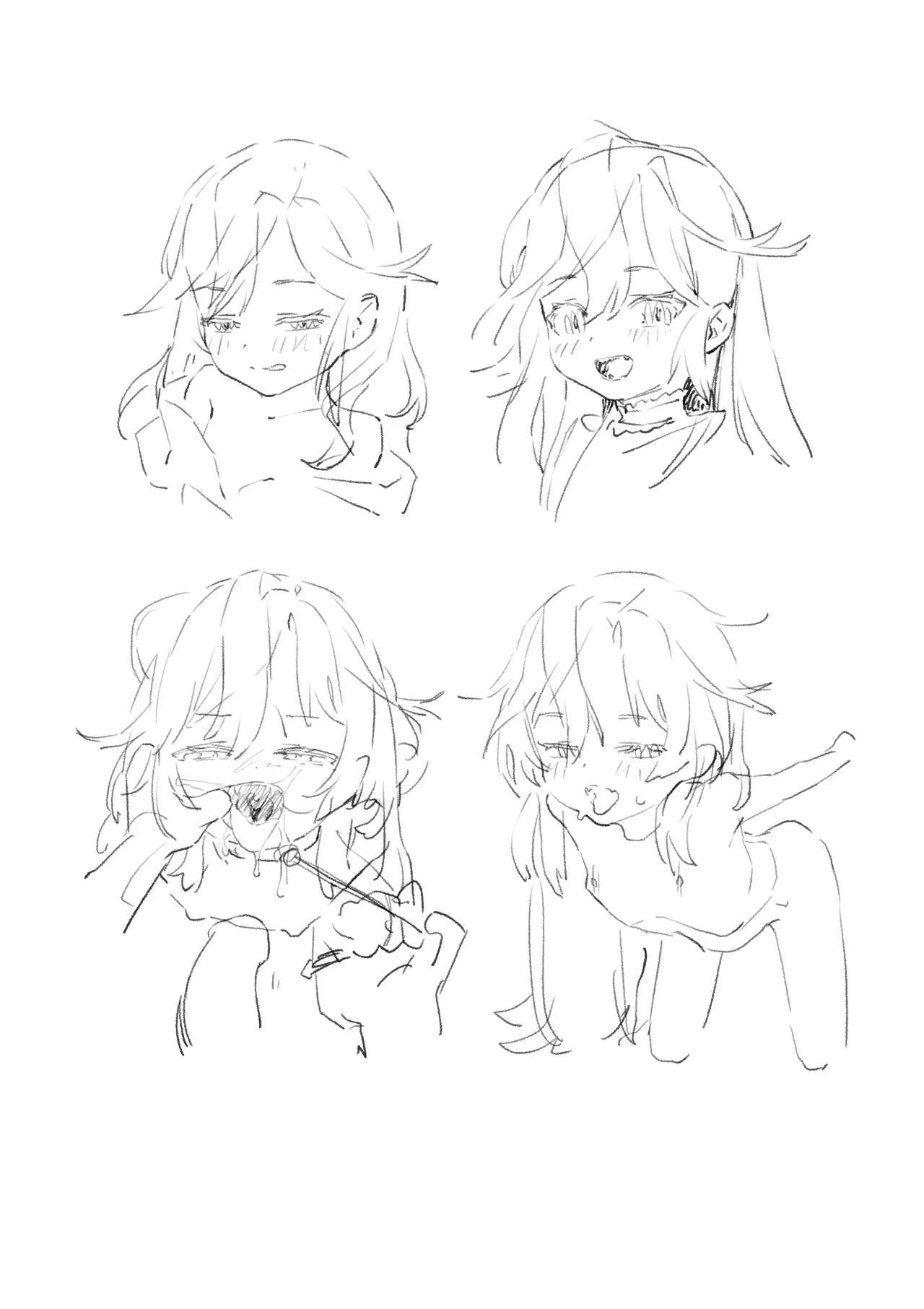 【漫画(JP/EN)】囚われの吸血鬼Elika 調〇乳首責め＆快楽堕ち【漫画４ｐ・イラスト1枚+差分・デザインラフ】 Page.9