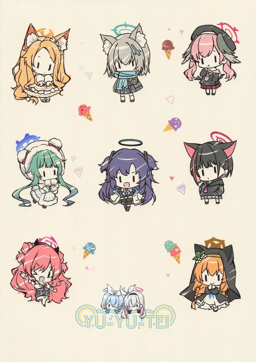 Freak Blue Archive Fan Book Page.2