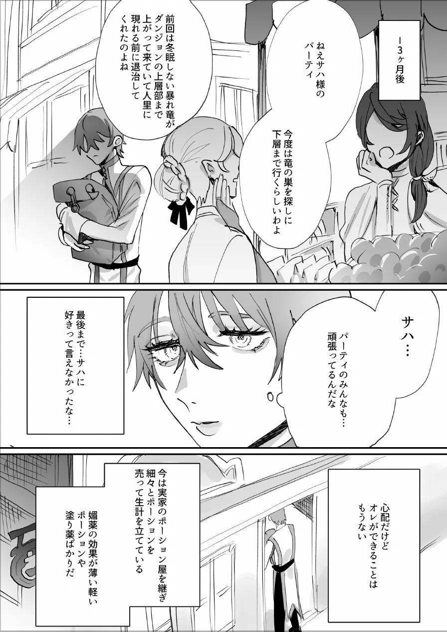 なんでパーティ追放したかと聞かれてもお前(ヒーラー)の作る回復薬が全部媚薬だからなんだが? Page.8