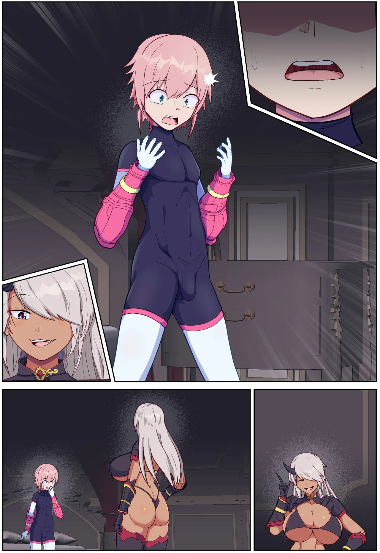 装甲少年-ショタ化したヒロインは敵の幹部とおねショタH♡ Page.35