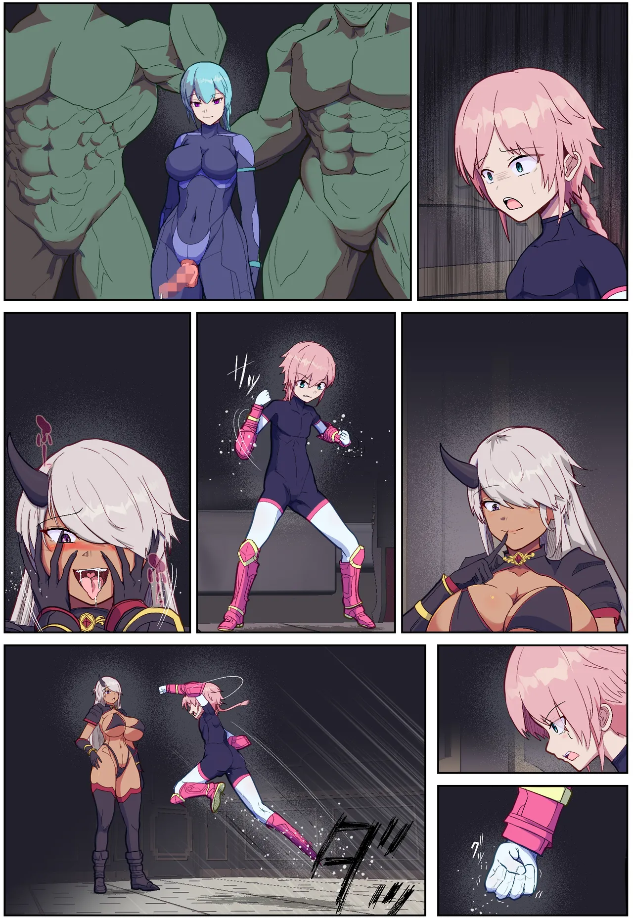 装甲少年-ショタ化したヒロインは敵の幹部とおねショタH♡ Page.36