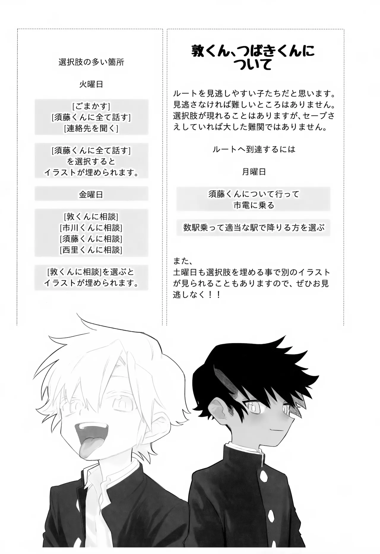 トモダチ for a week こうりゃくのほん Page.16