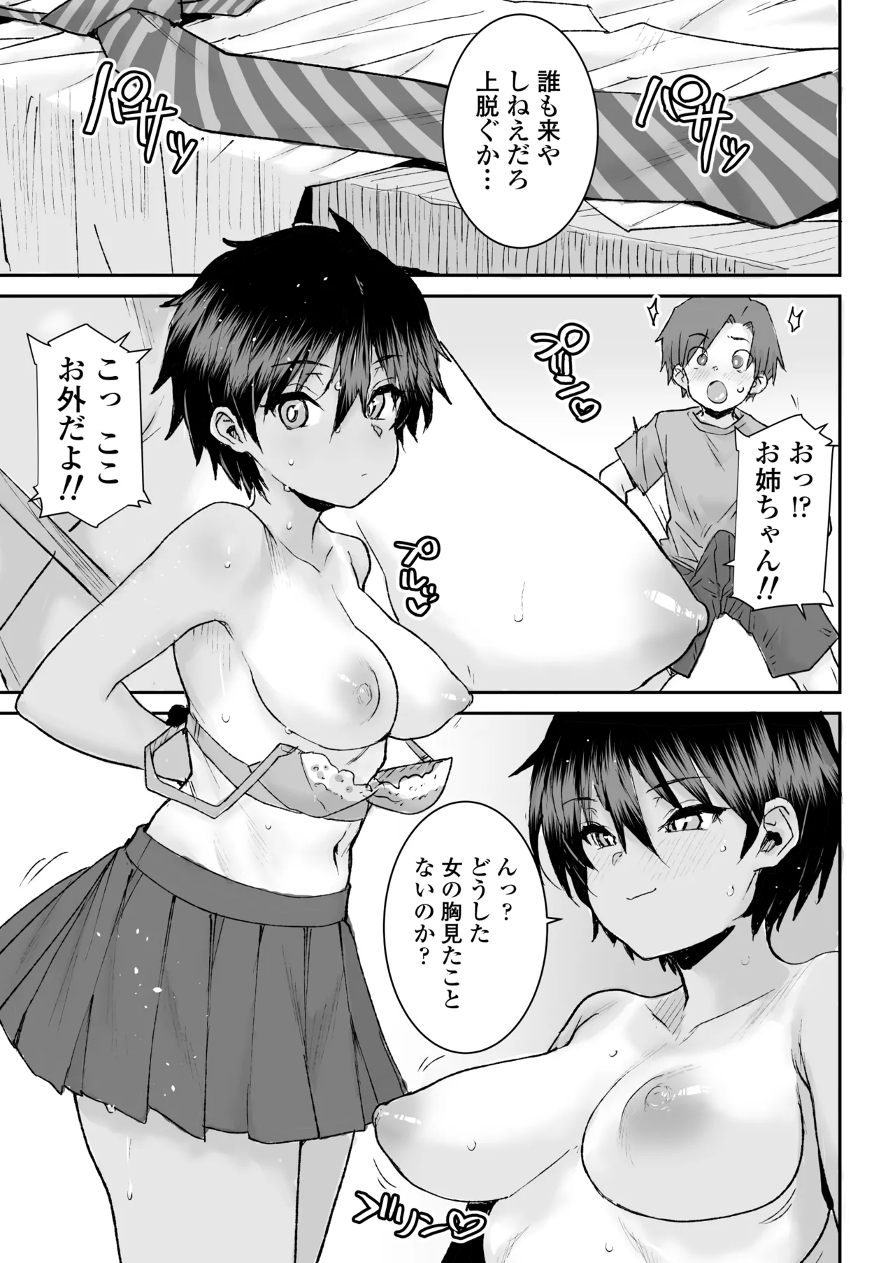 無口で気の強いボーイッシュなお姉ちゃんで僕は童貞を卒業しました Page.8