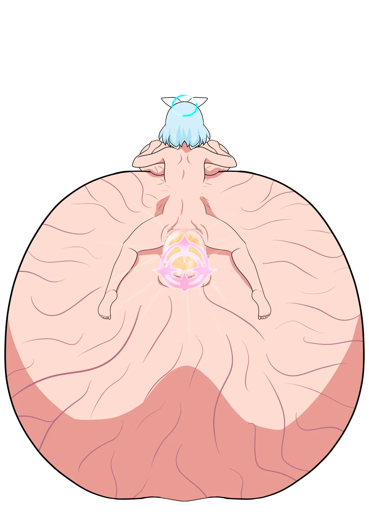 特大ボテ腹アロナの多胎出産アへ顔アクメガチャ Page.45