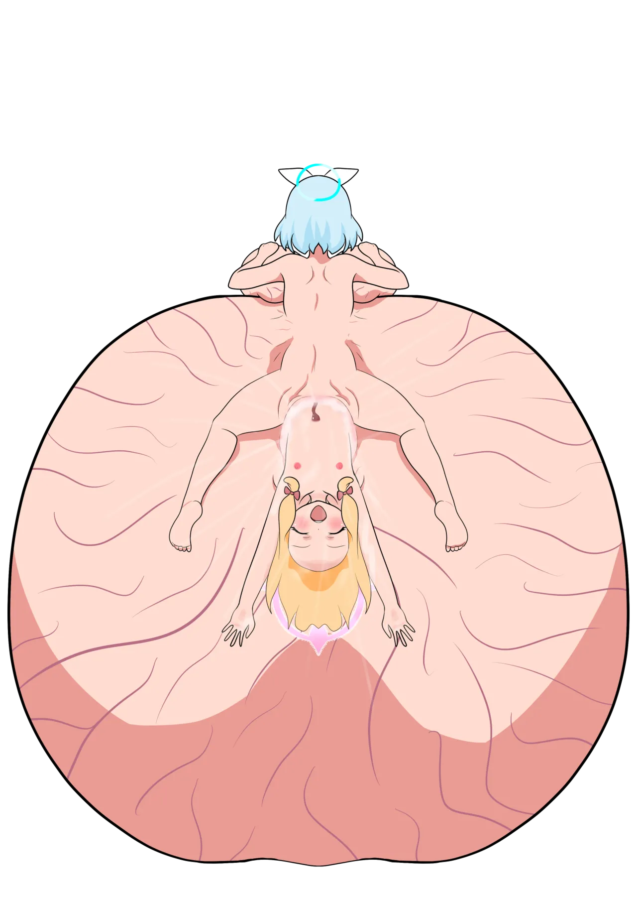 特大ボテ腹アロナの多胎出産アへ顔アクメガチャ Page.46