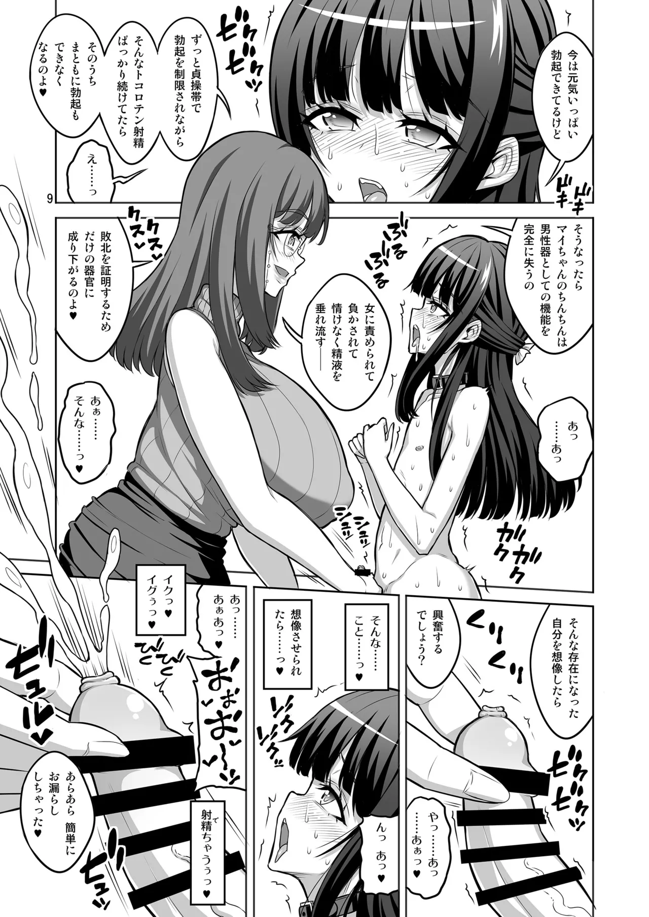男の娘はふたなりお姉さんに管理されたい Page.8