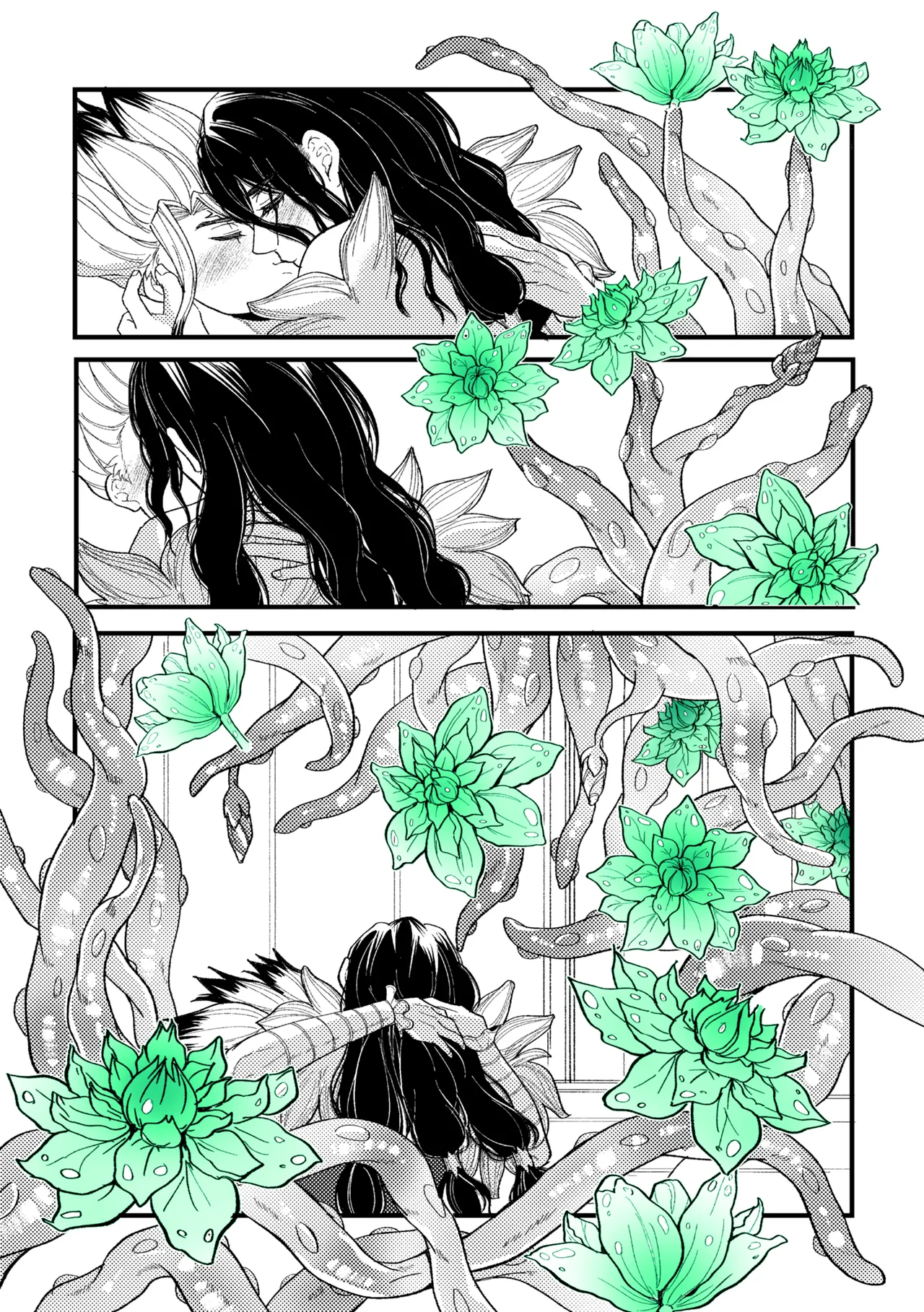 触手と温泉と愛の花 Page.65