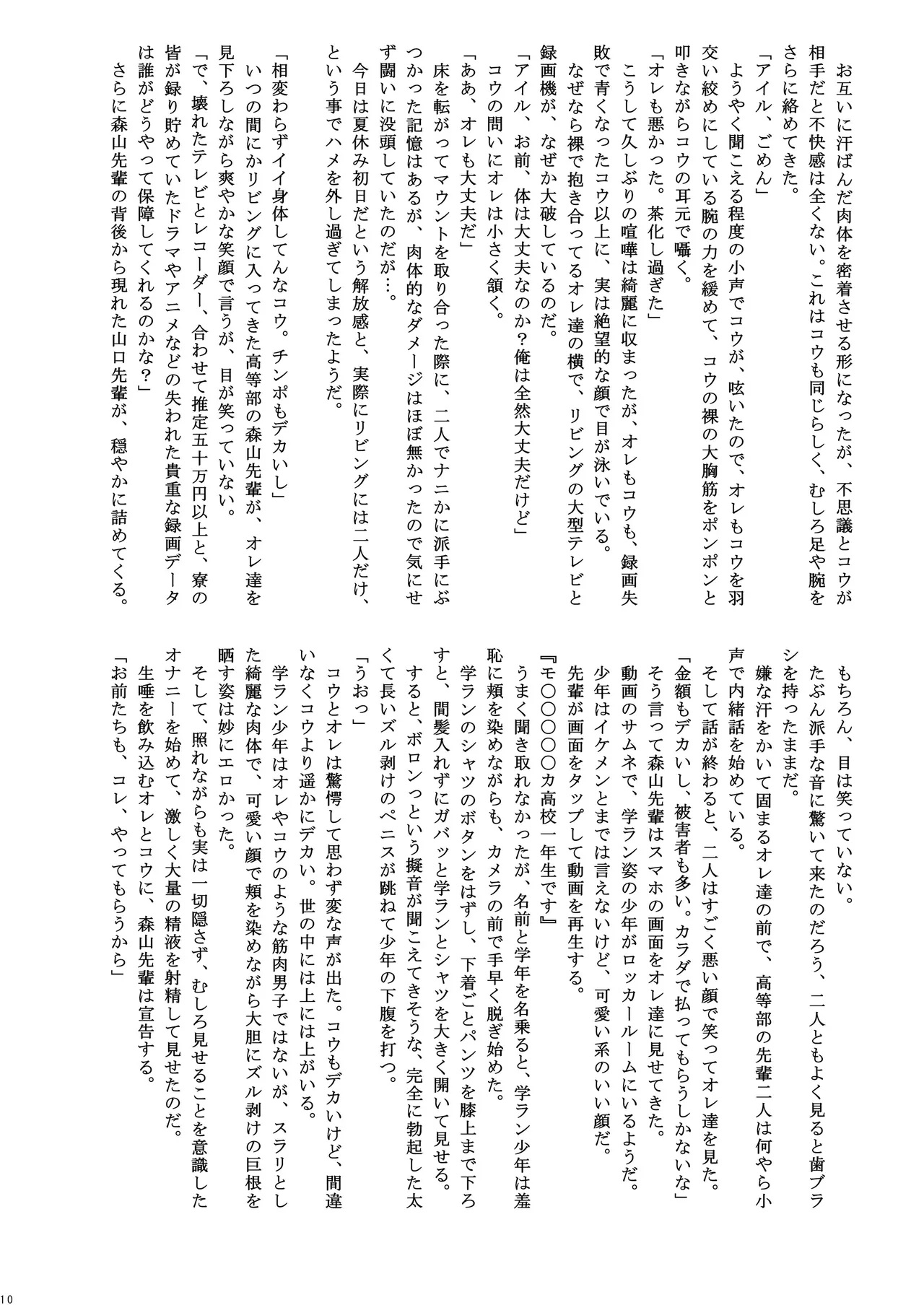 男子寮の罰ゲーム Page.10