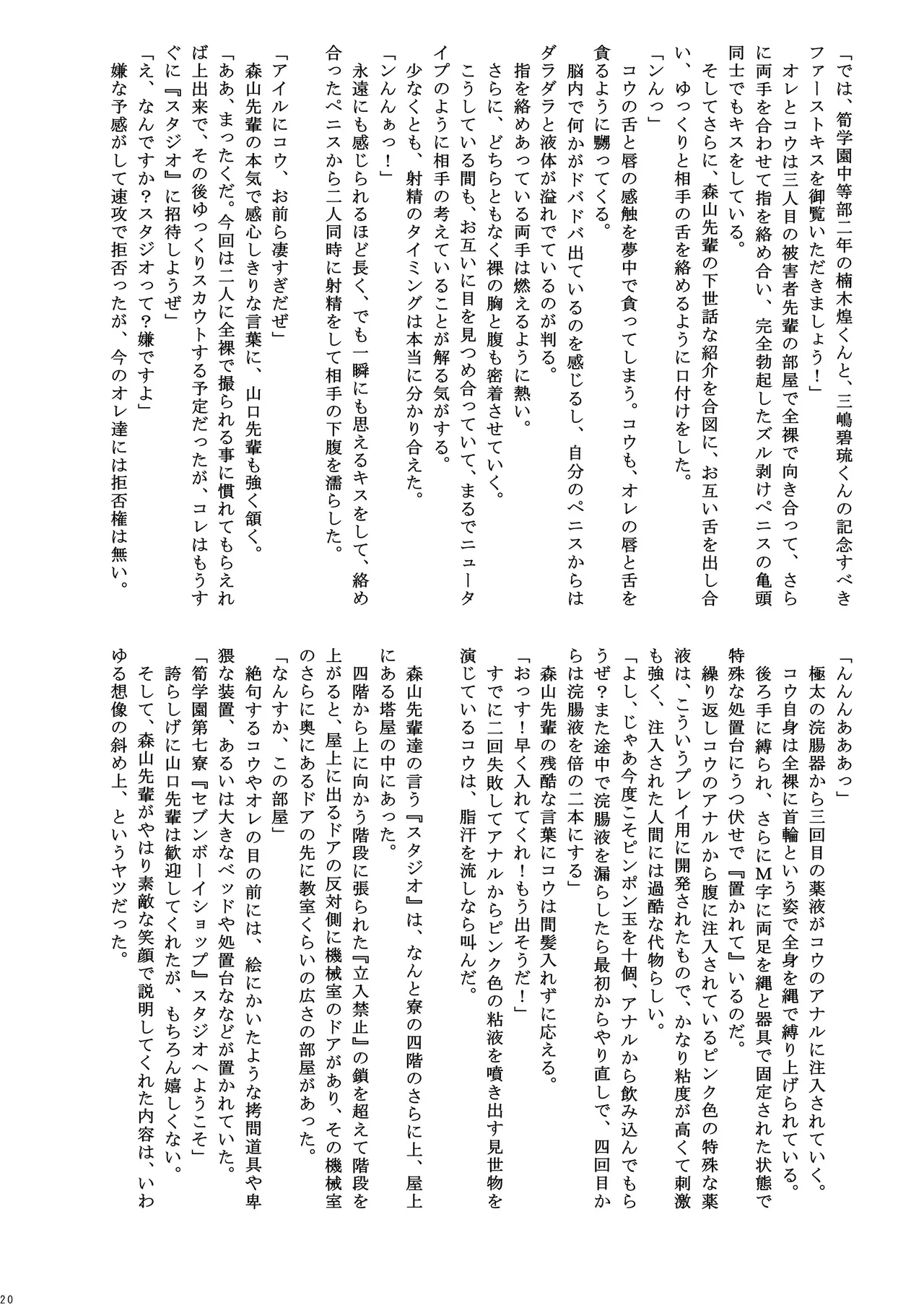 男子寮の罰ゲーム Page.20