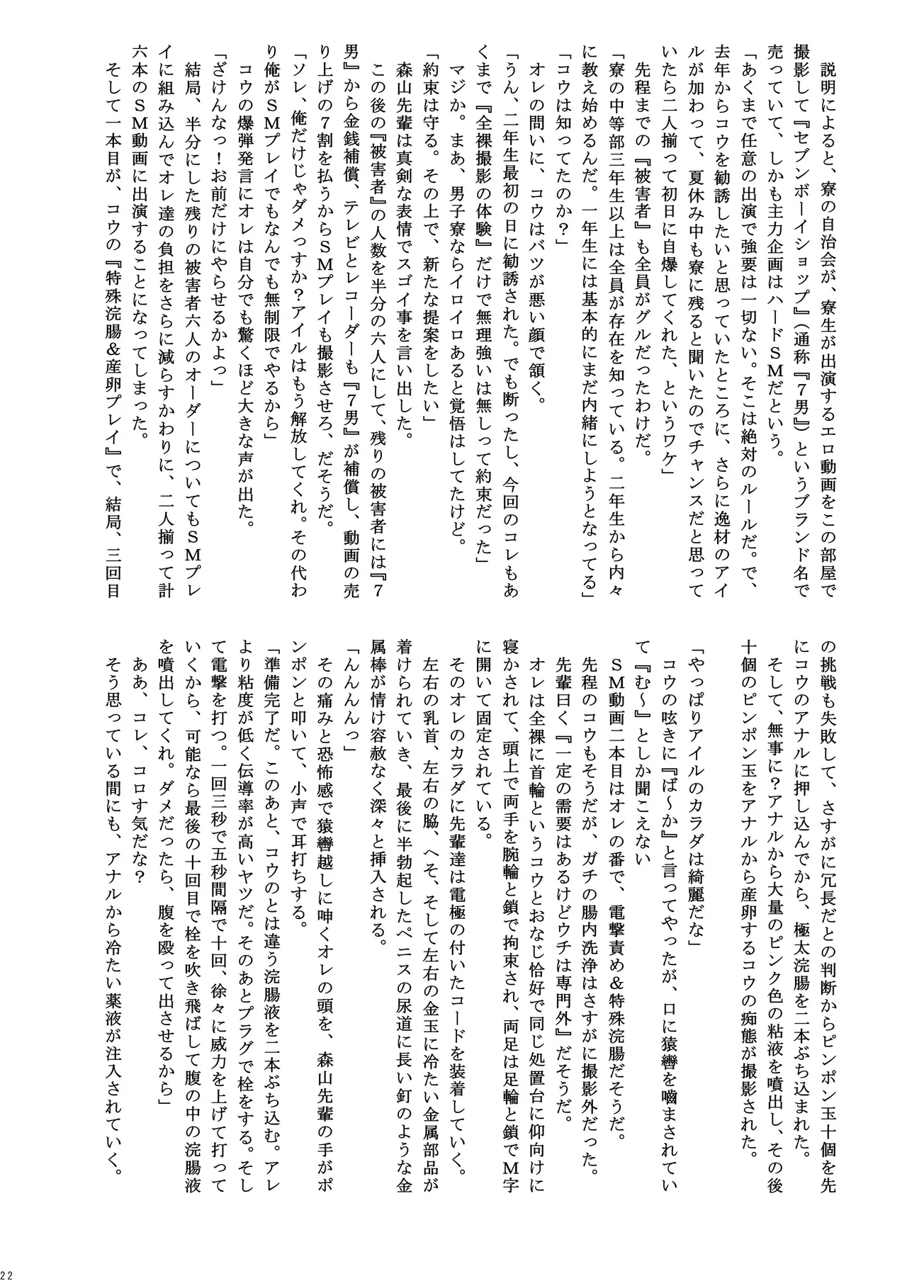 男子寮の罰ゲーム Page.22