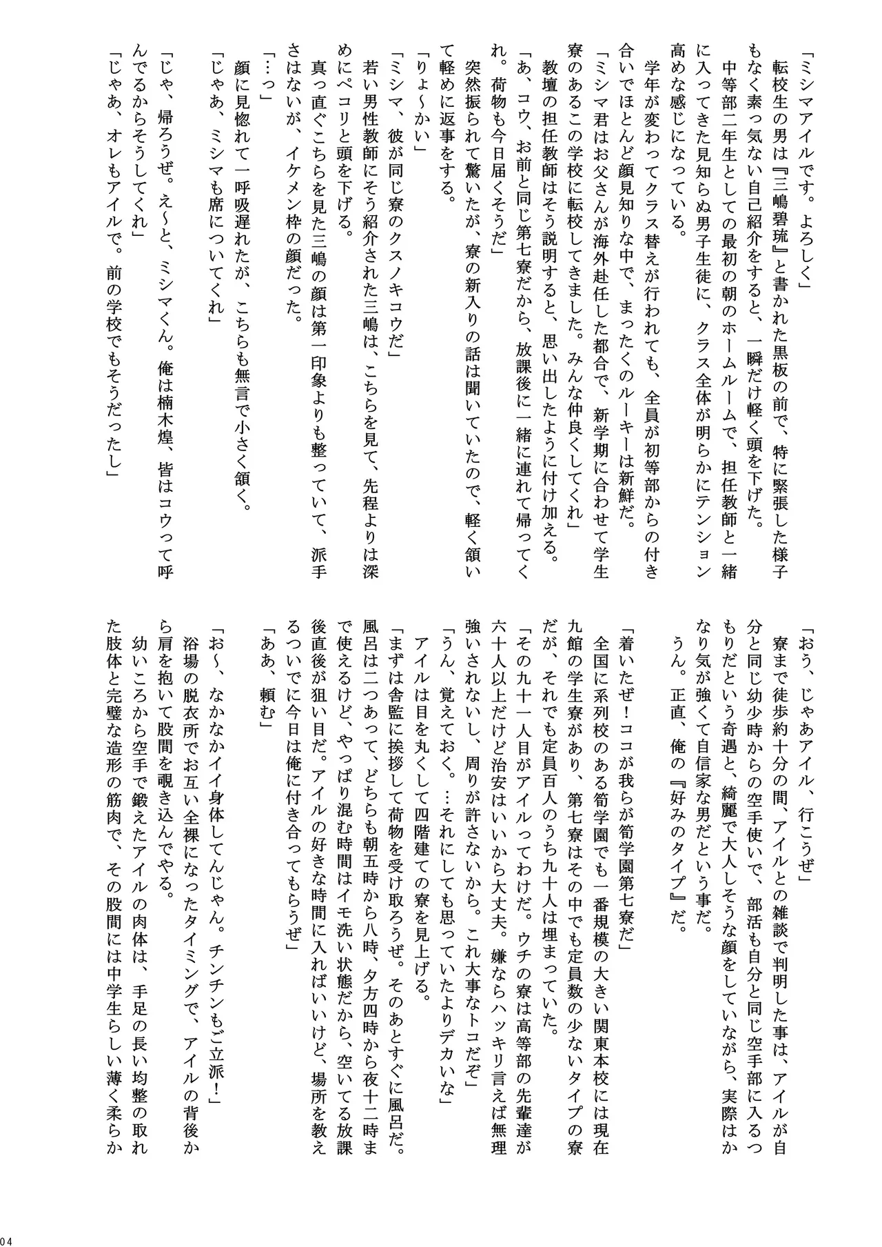 男子寮の罰ゲーム Page.4