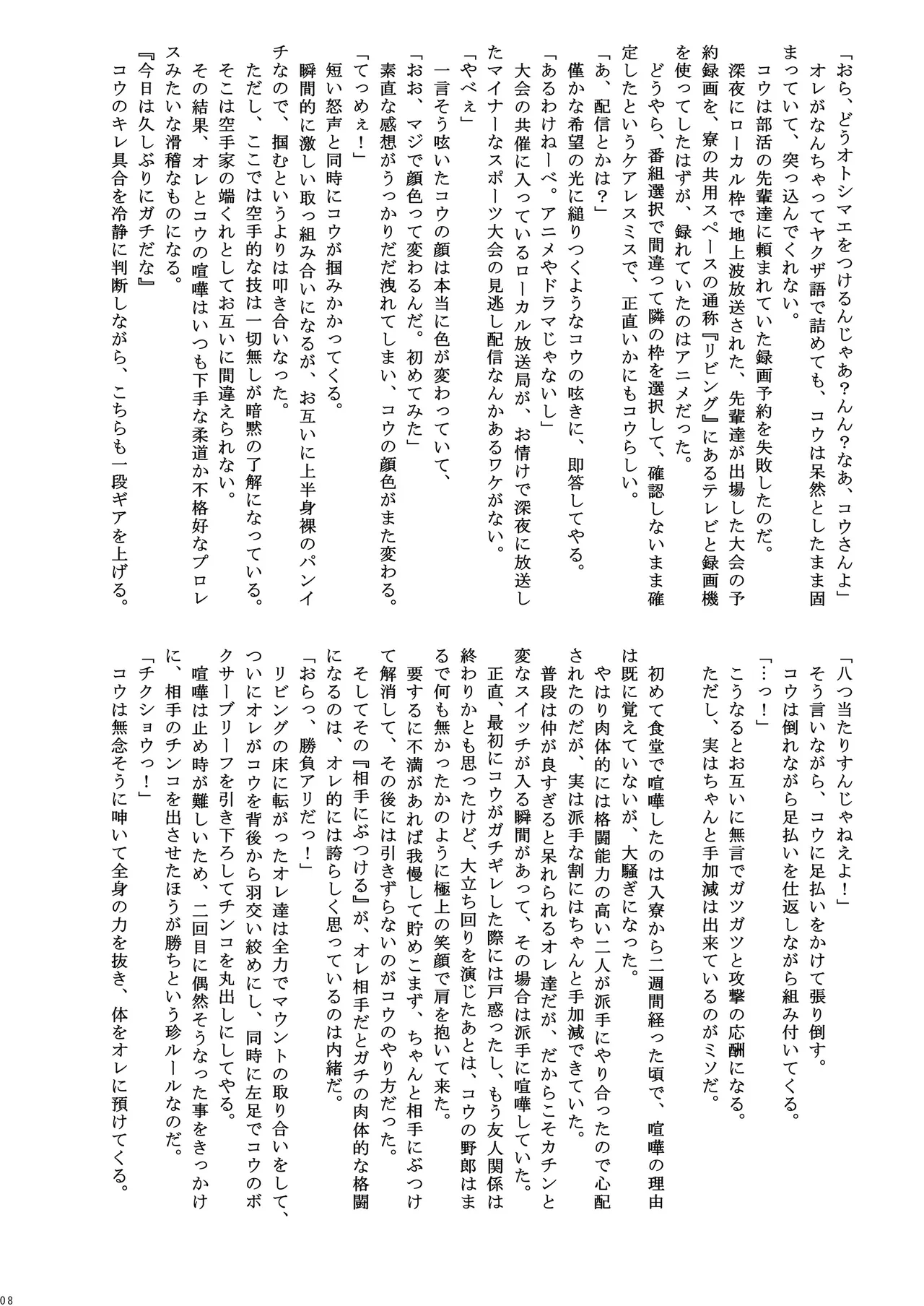 男子寮の罰ゲーム Page.8