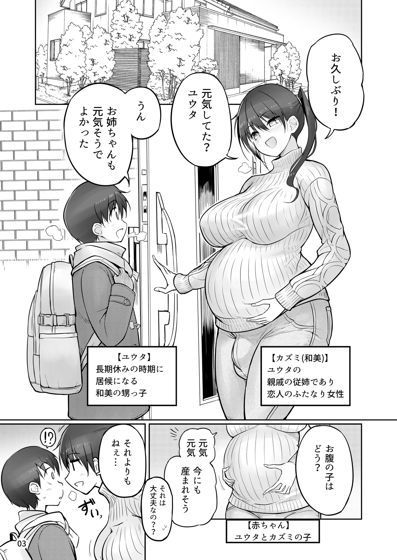 ふたなりおねえちゃん精液風呂出産せっくす Page.3