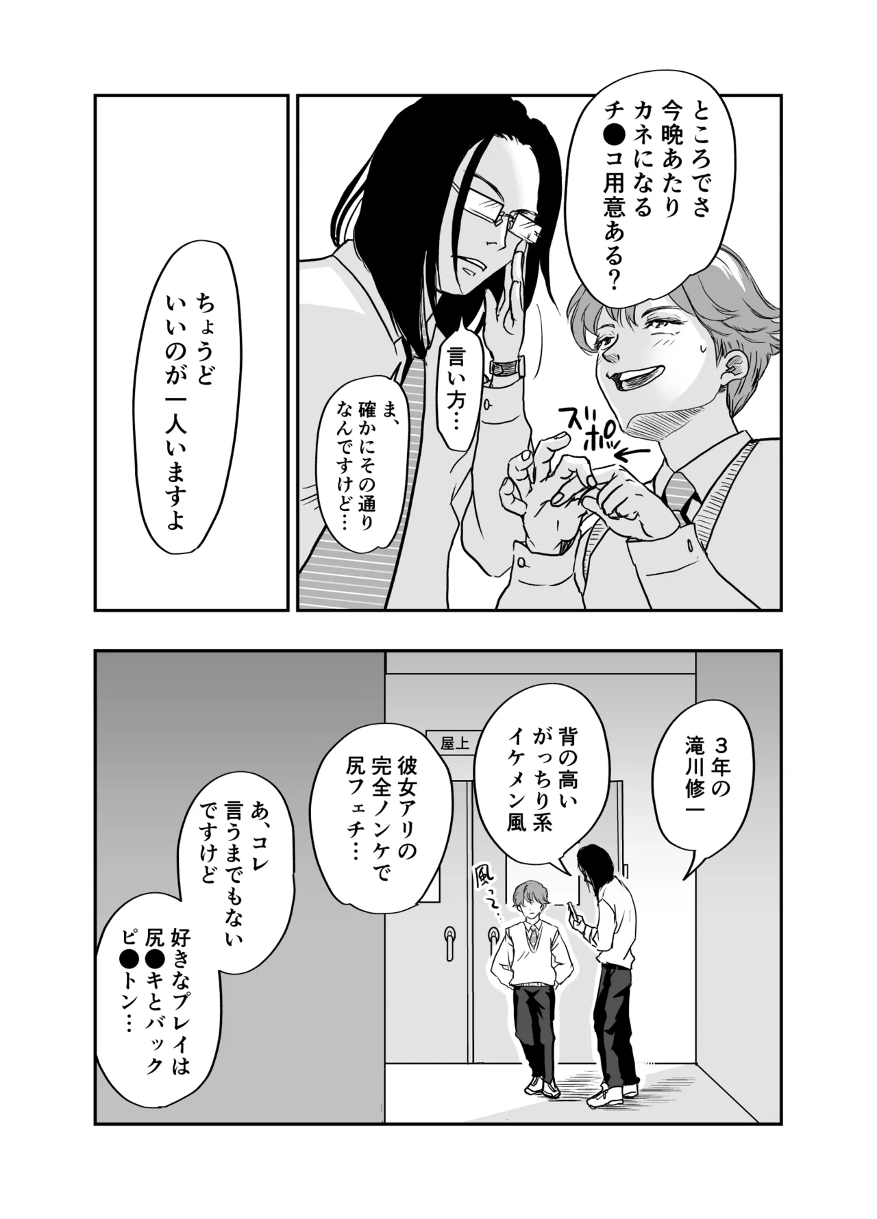 男子寮のデカ桃尻は使用料30分2千円ナリ Page.7