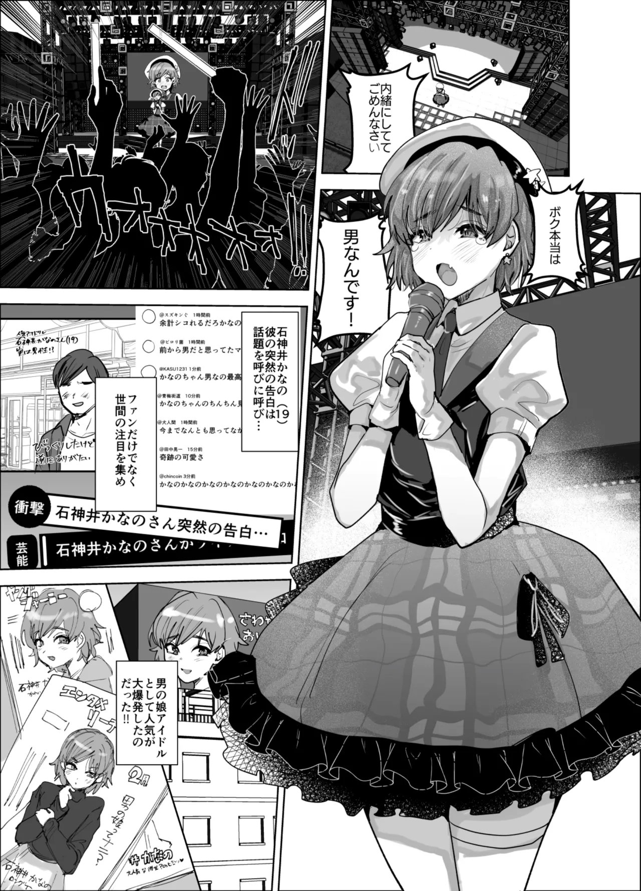 男の娘アイドルをアレでメチャクチャにする Page.2