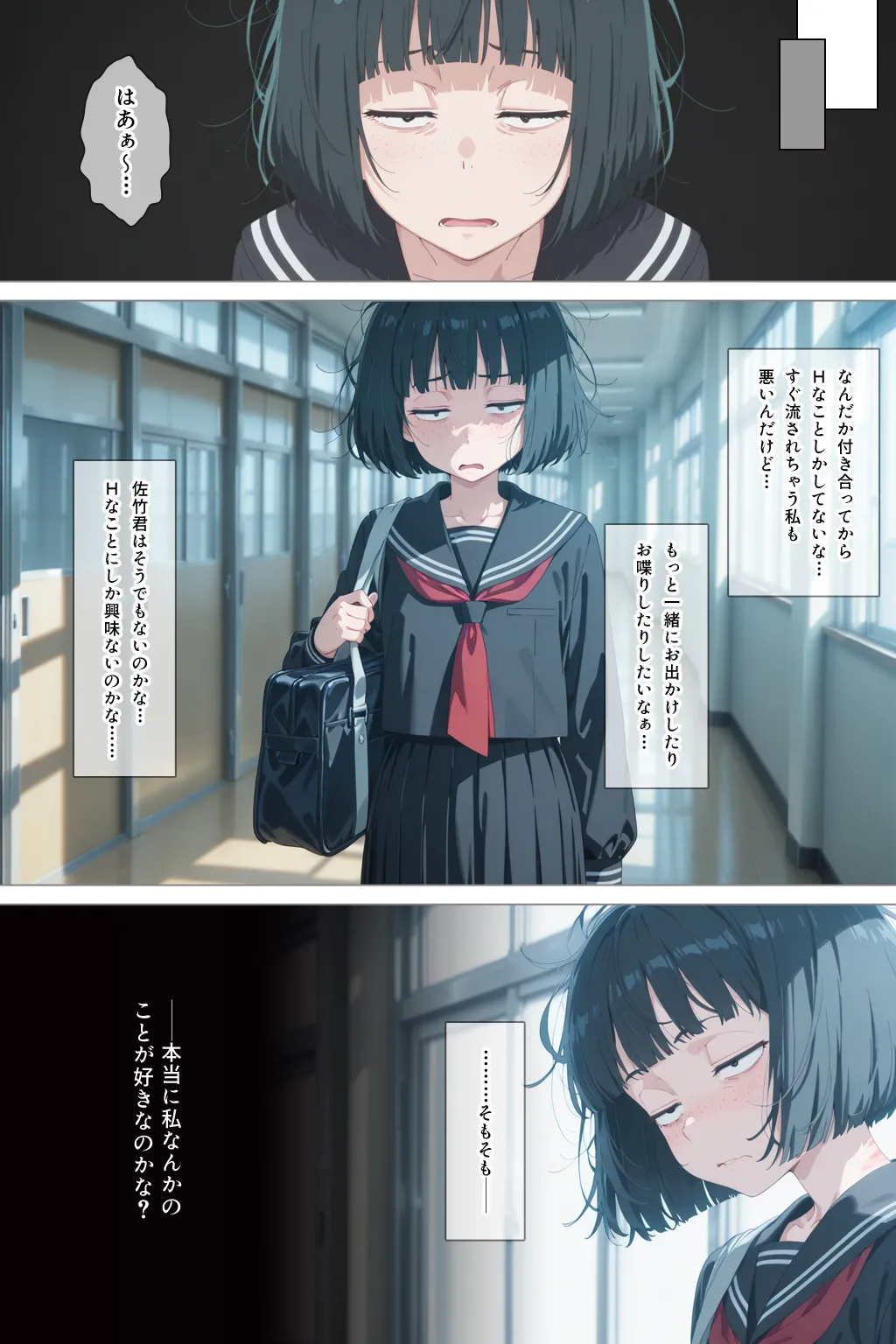 とにかくヤリたくて妥協の末付き合った地味顔で貧相な体の女子をうっかり孕ませてしまった俺の末路 Page.34