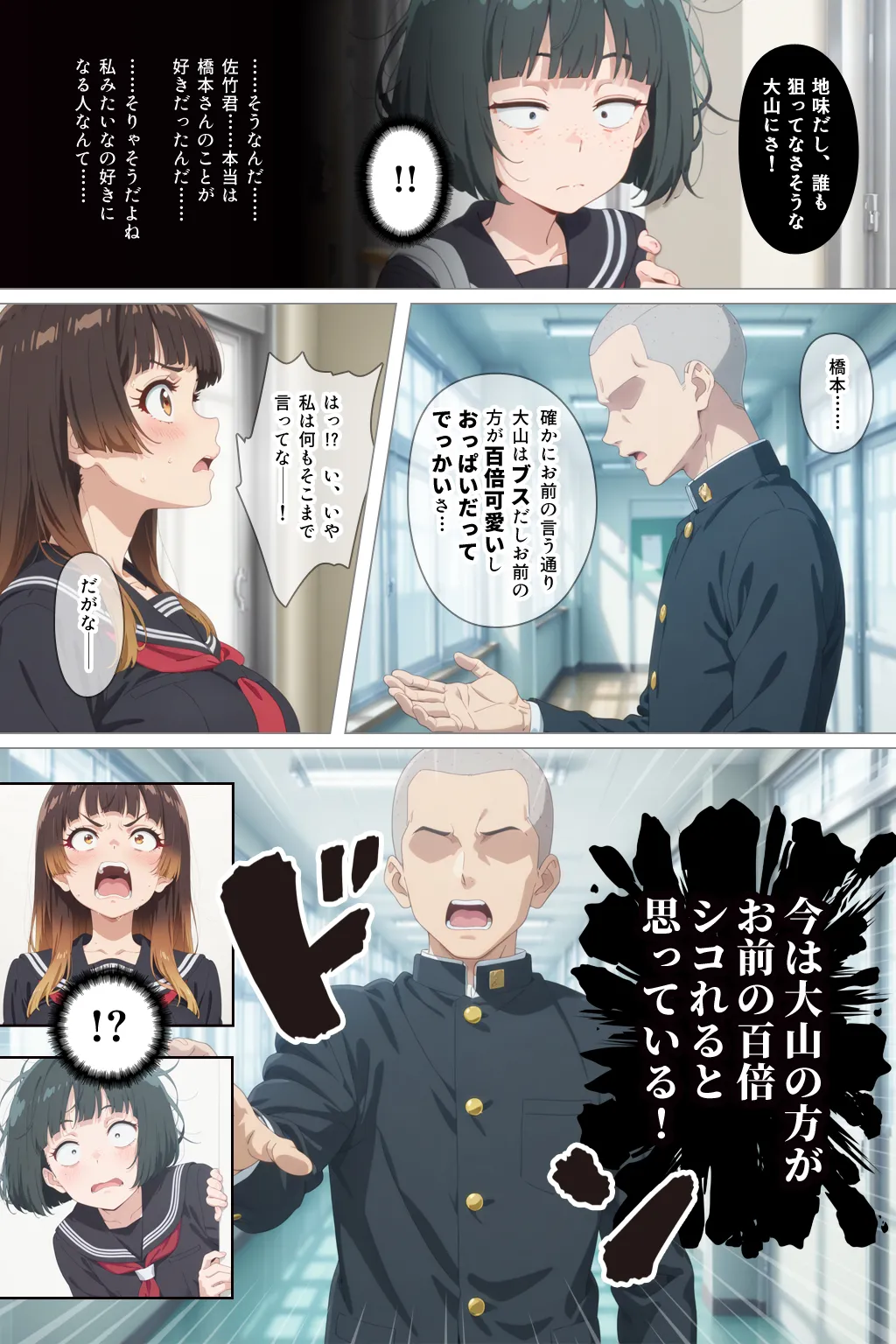 とにかくヤリたくて妥協の末付き合った地味顔で貧相な体の女子をうっかり孕ませてしまった俺の末路 Page.36