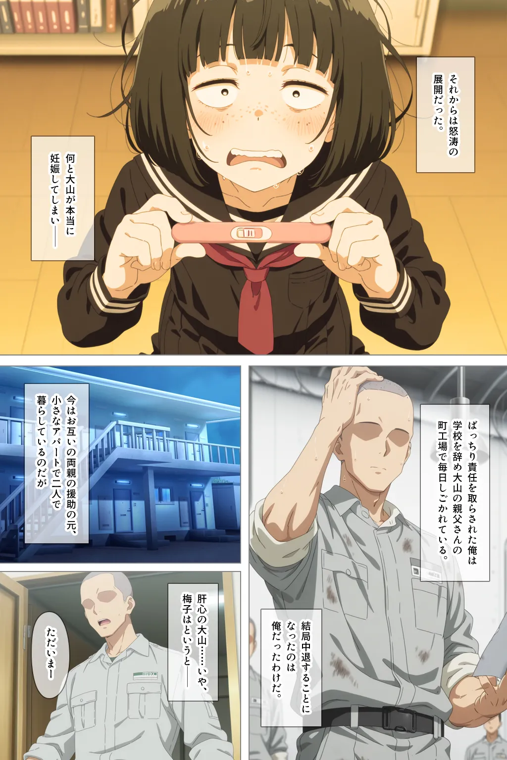 とにかくヤリたくて妥協の末付き合った地味顔で貧相な体の女子をうっかり孕ませてしまった俺の末路 Page.60