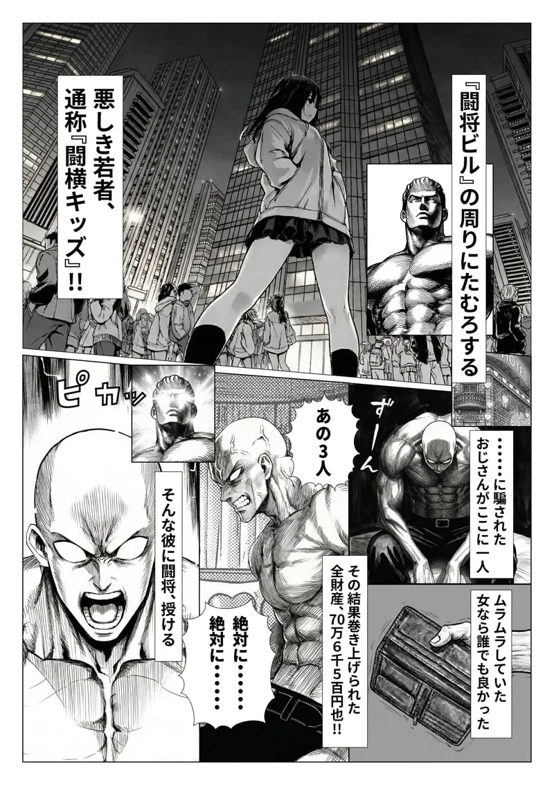 トー横立ちんぼ更生種付けおじさん - 夜あくび小隊 - [AI Generated] Page.2
