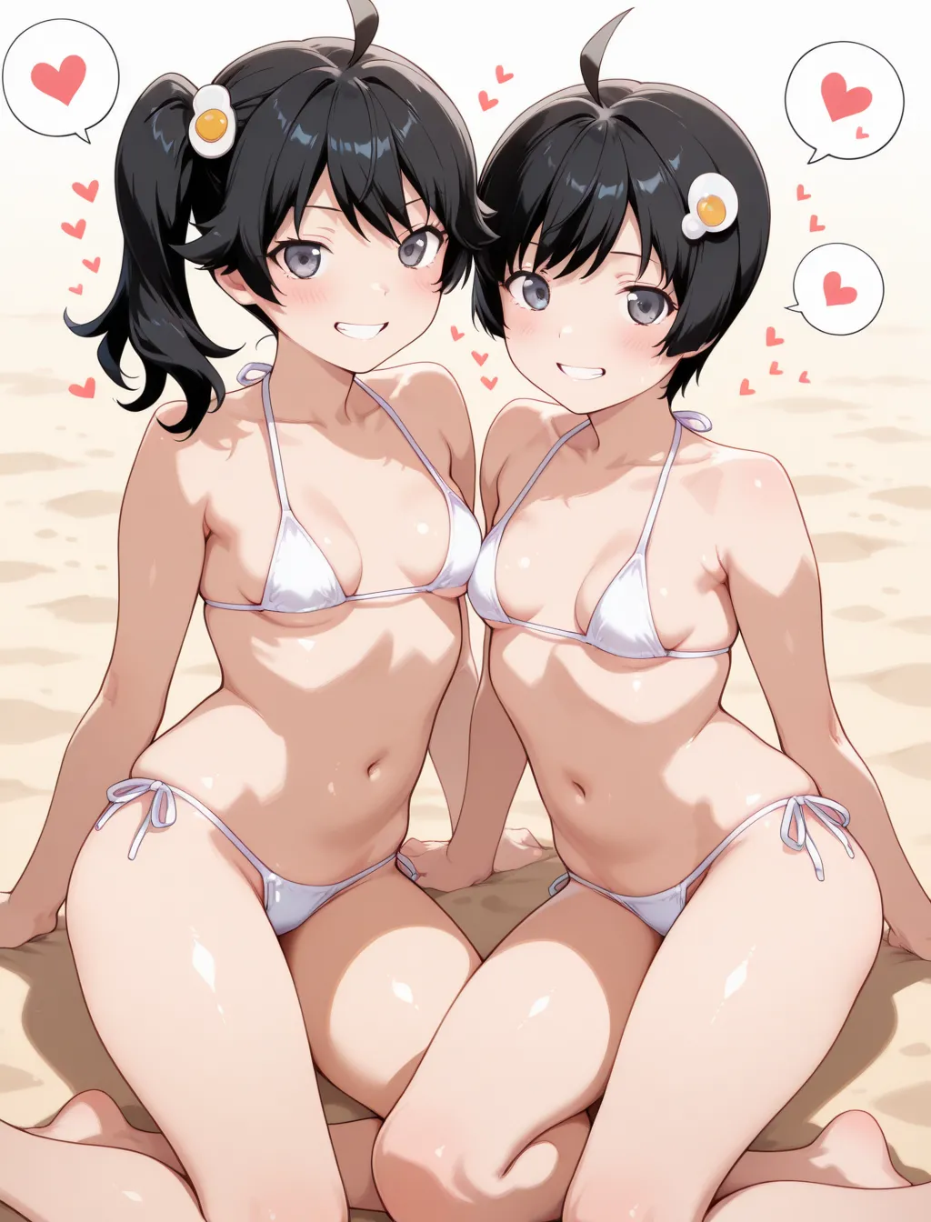[どろっぷちゃん] コスらぶ ヒロインだって喘ぎたい！ 阿良々木火憐＆阿良々木月日 [d_699830] Page.344